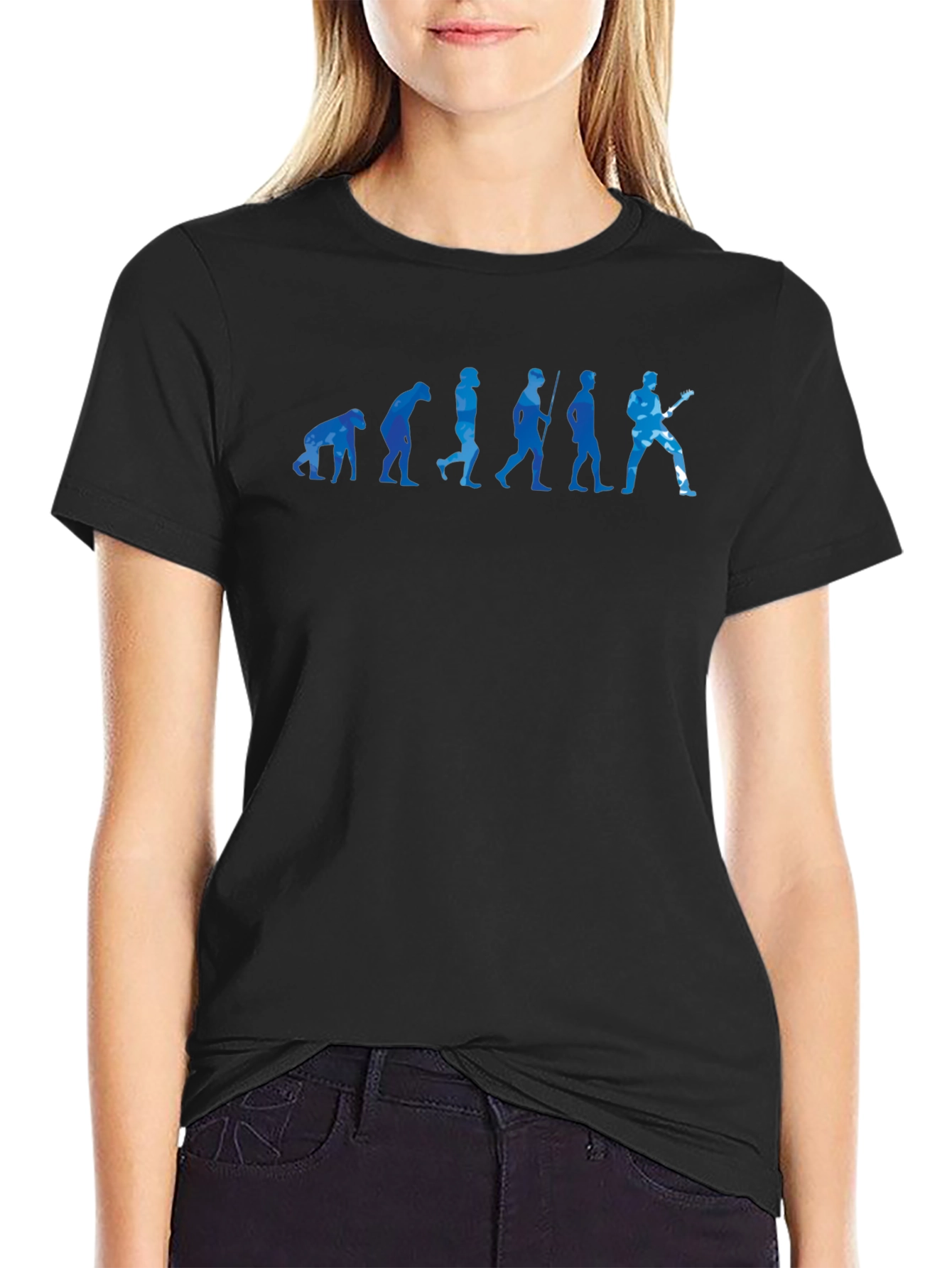 Evolution of Rock Black T-Shirt