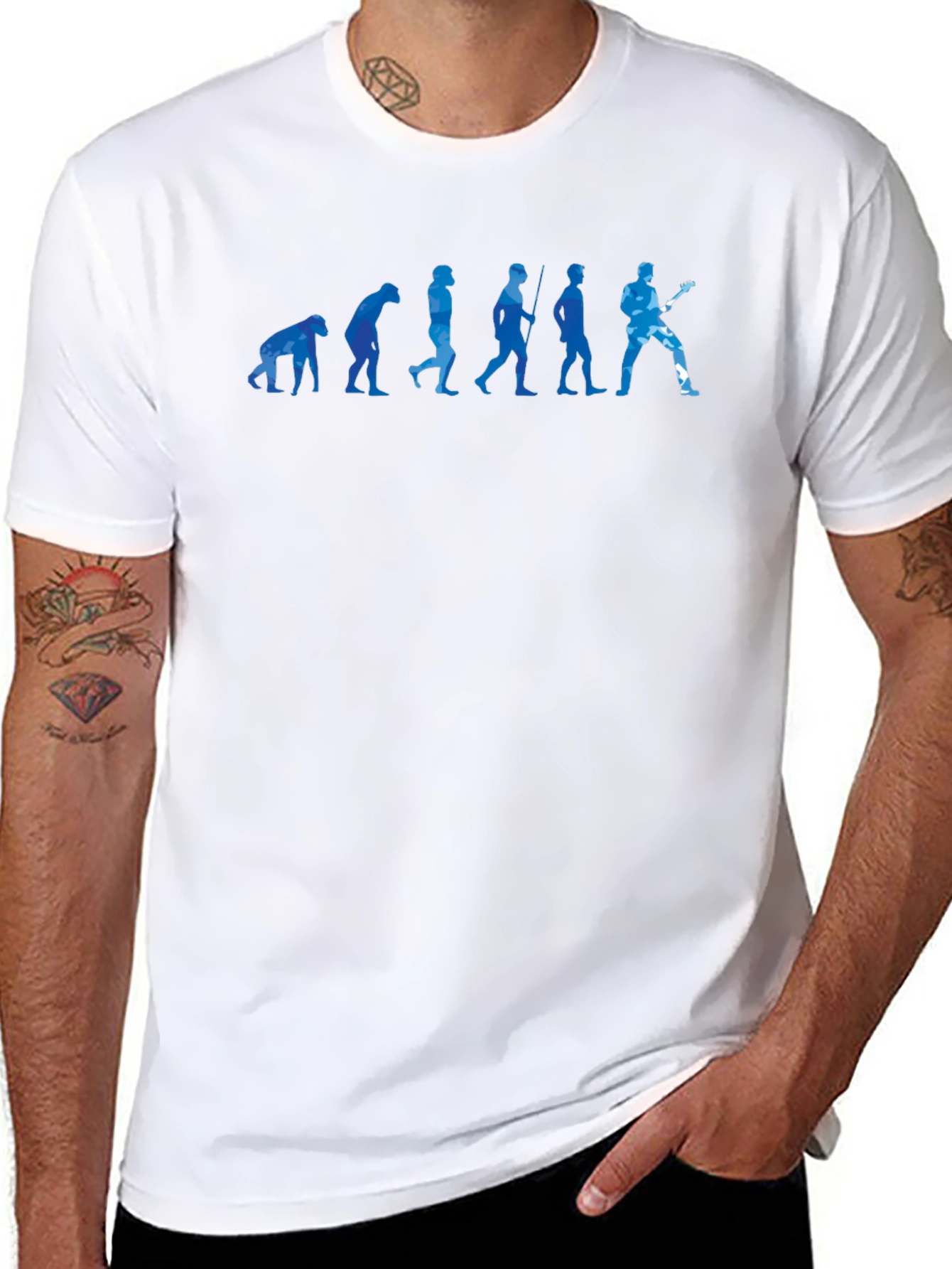 Evolution of Rock Black T-Shirt