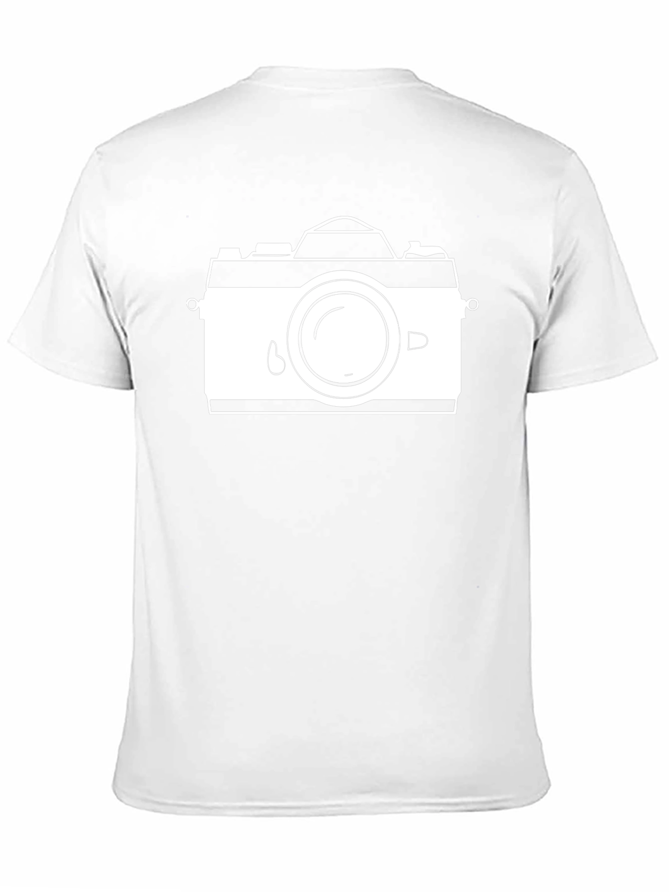 Camera Graphic Black T-Shirt - Stylish Photo Tee