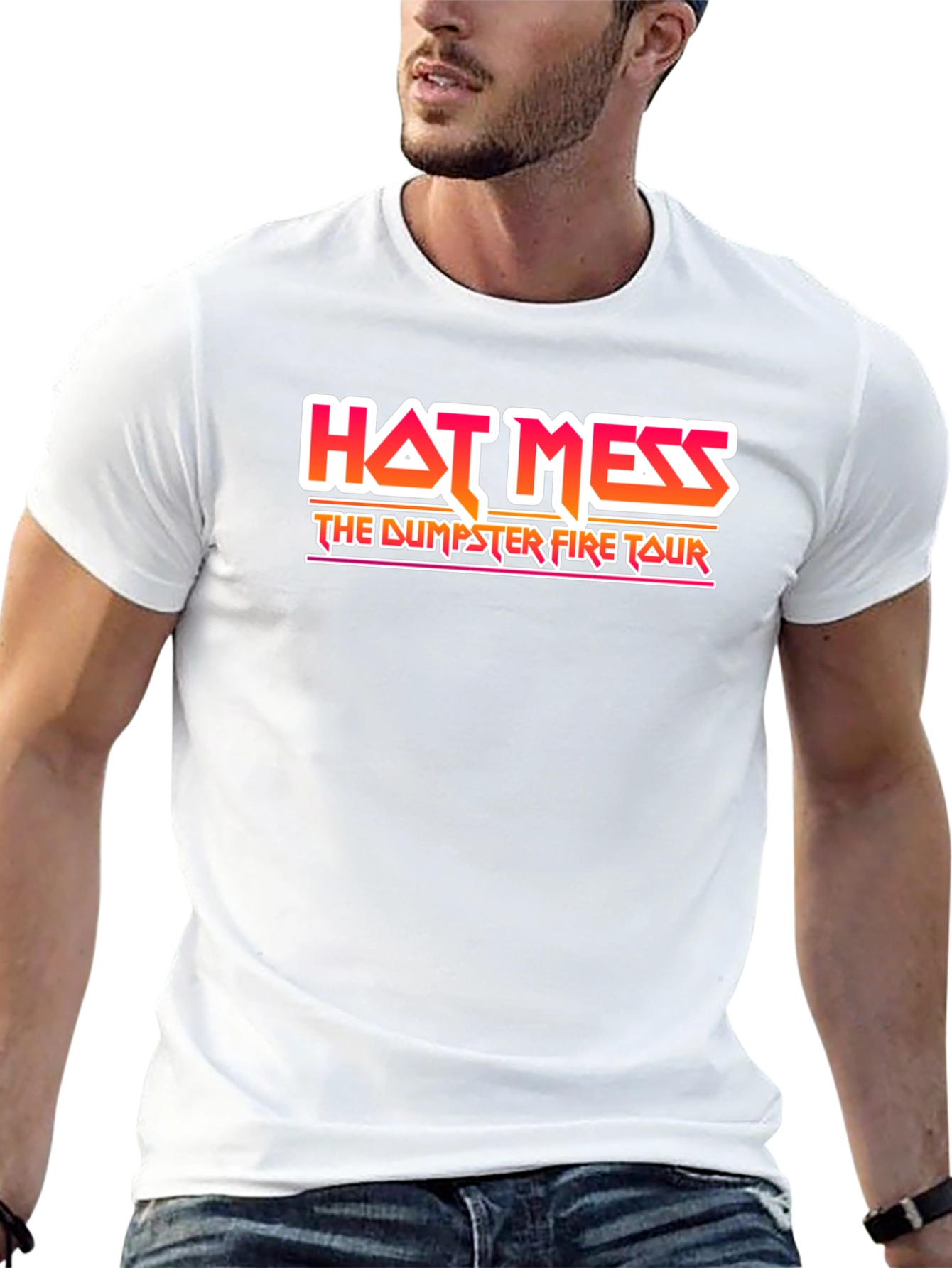 Hot Mess Dumpster Fire Tour Graphic T-Shirt