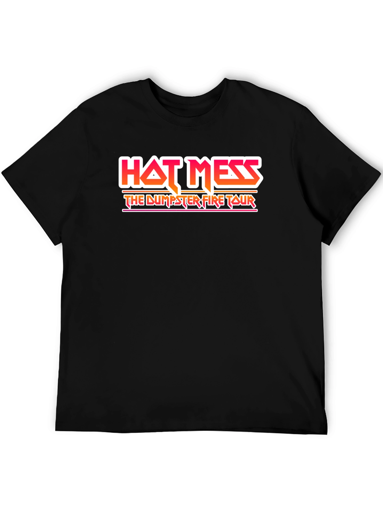 Hot Mess Dumpster Fire Tour Graphic T-Shirt
