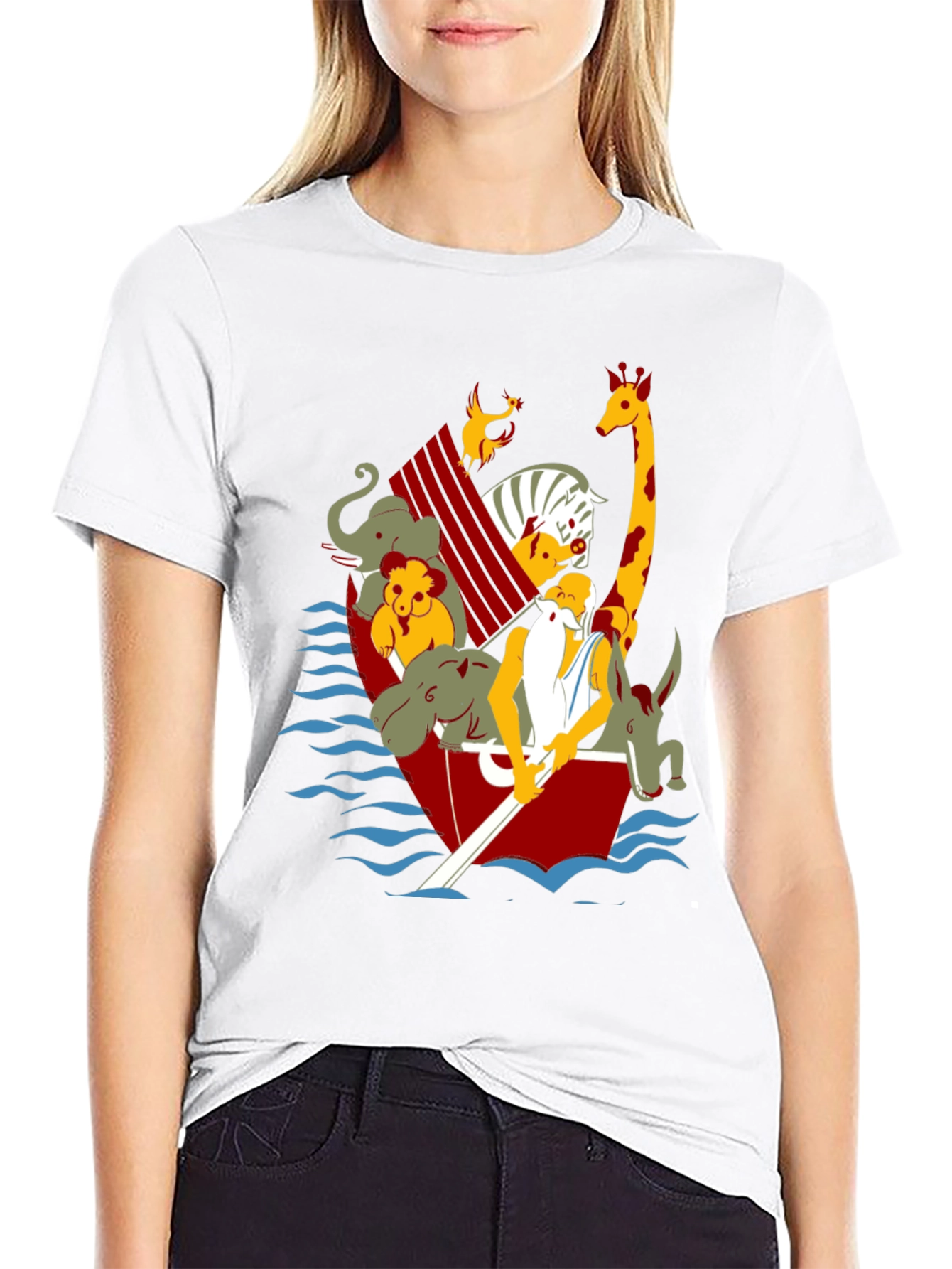 Noahs Ark Graphic Tee - Classic Crew Neck
