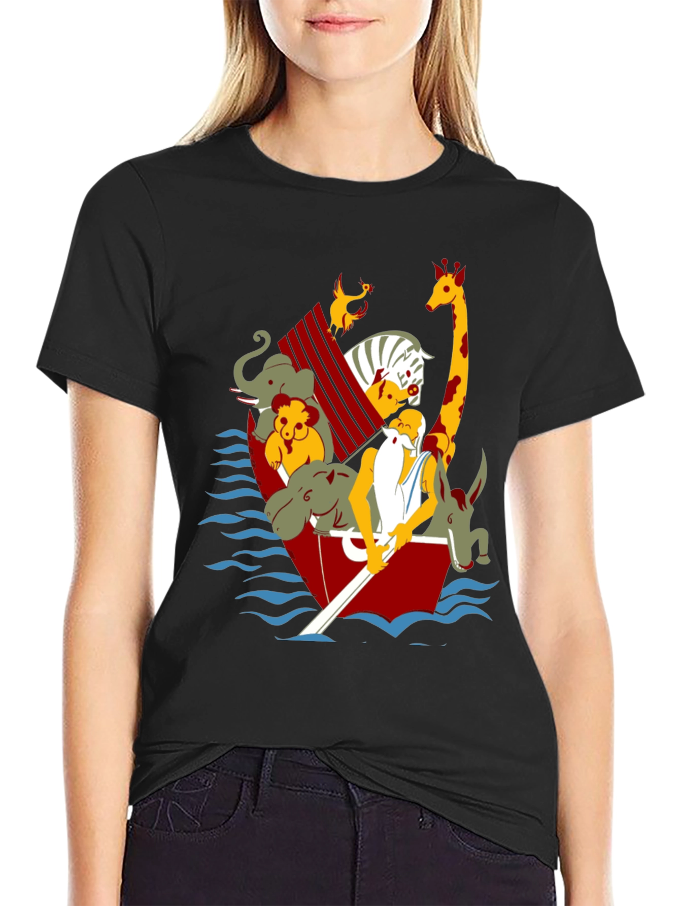 Noahs Ark Graphic Tee - Classic Crew Neck