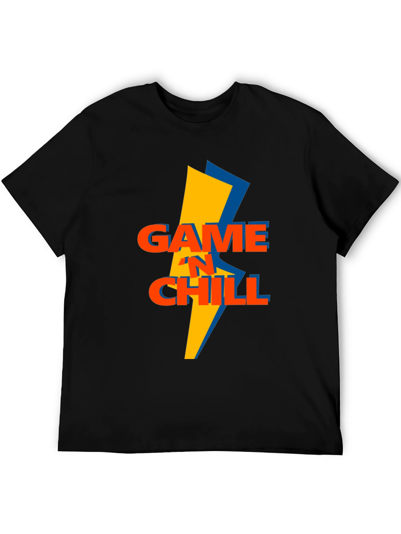 Game N Chill Graphic T-Shirt - Black