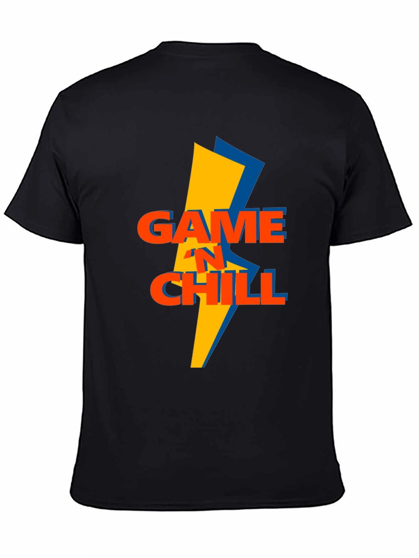Game N Chill Graphic T-Shirt - Black