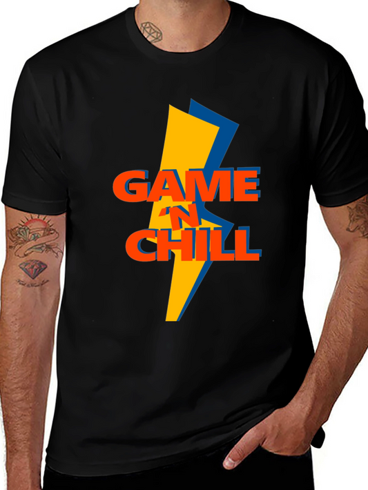 Game N Chill Graphic T-Shirt - Black