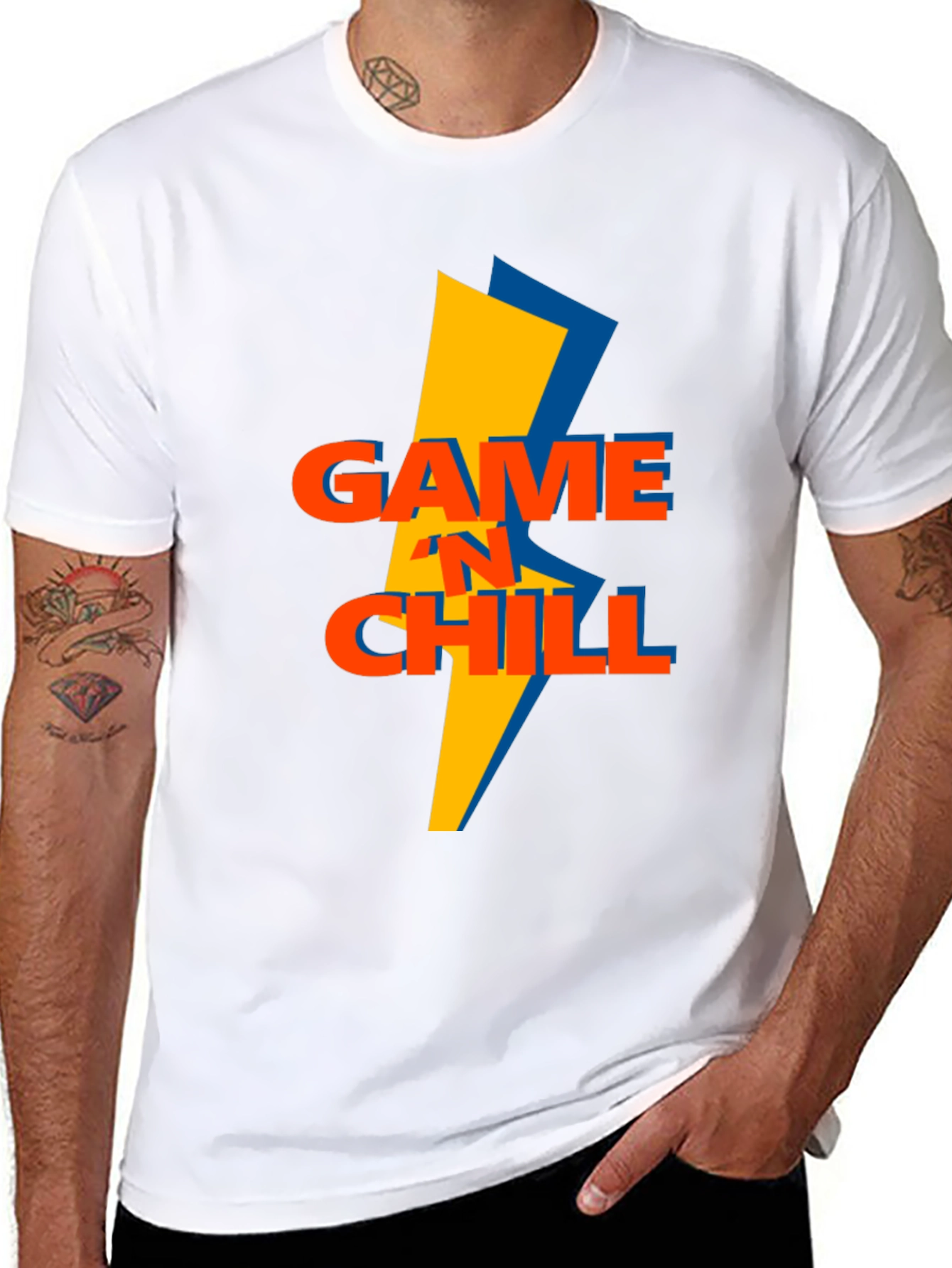 Game N Chill Graphic T-Shirt - Black