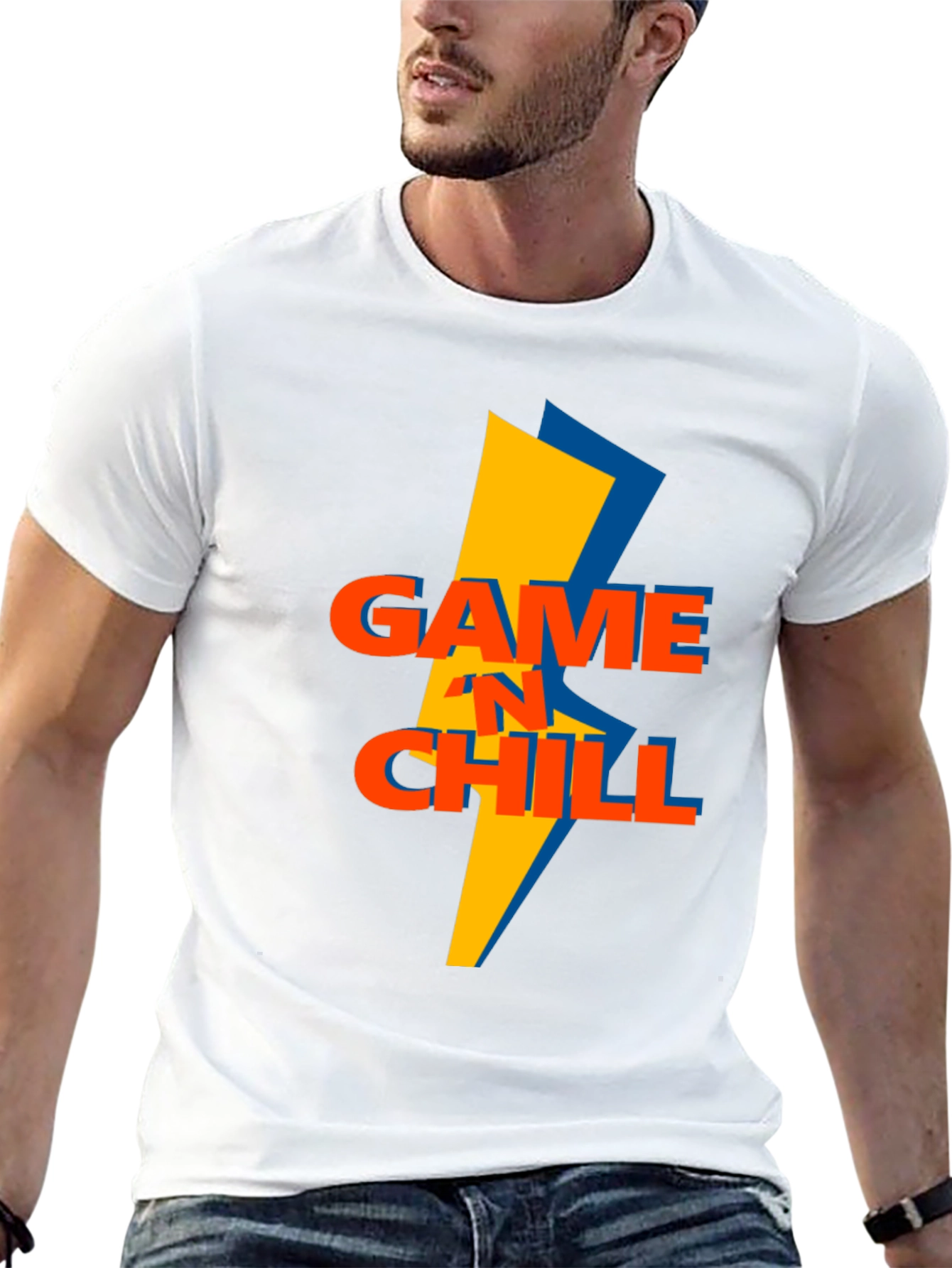 Game N Chill Graphic T-Shirt - Black