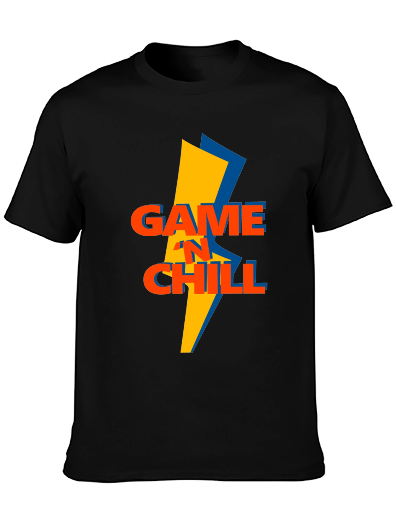 Game N Chill Graphic T-Shirt - Black