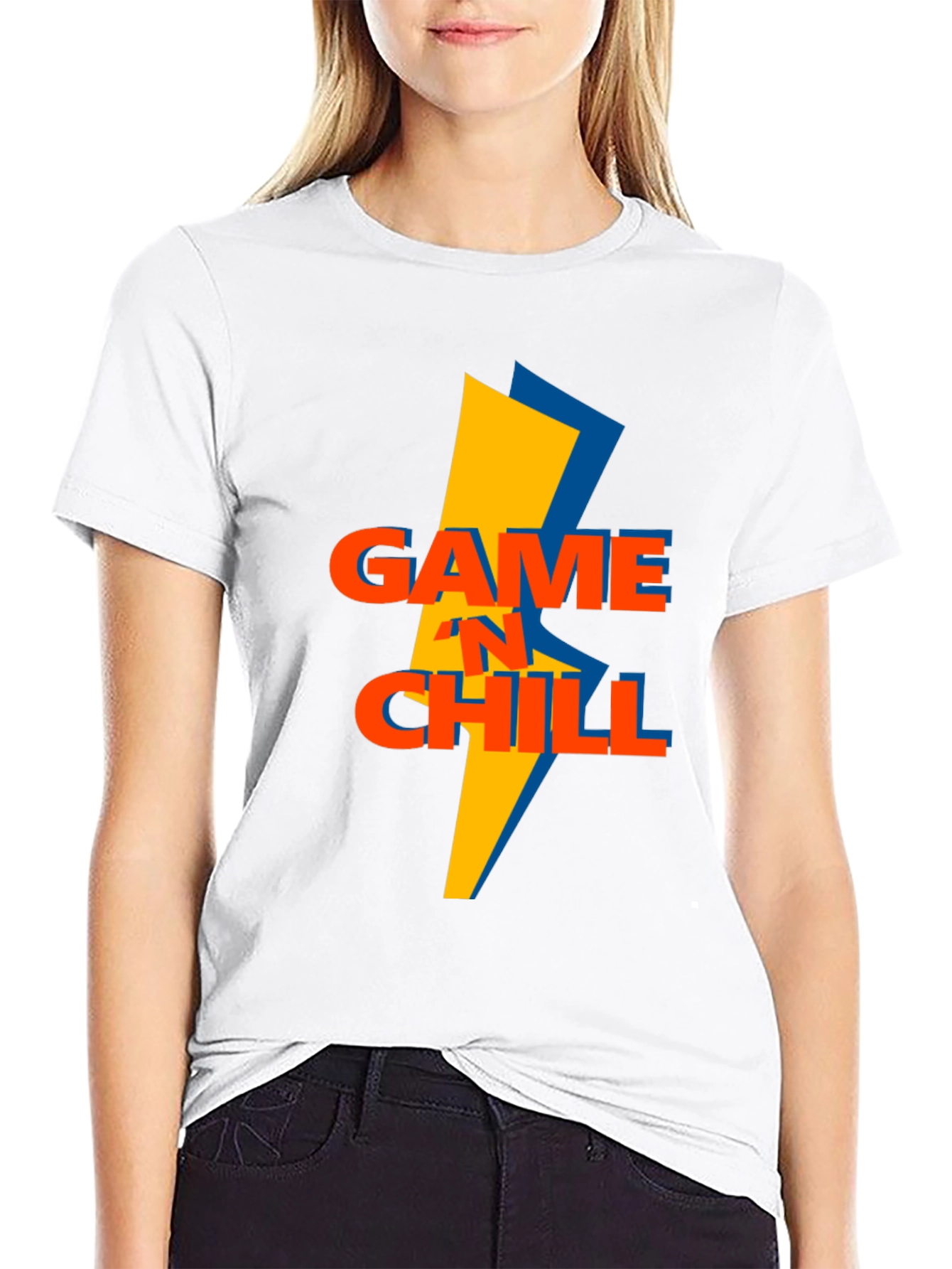 Game N Chill Graphic T-Shirt - Black