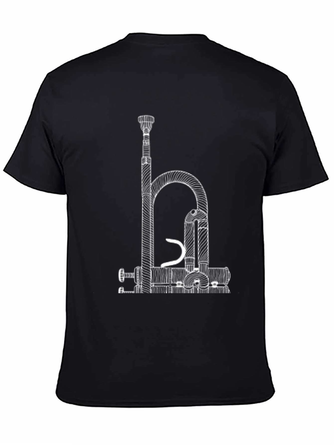Trumpet Blueprint T-Shirt - Musicians Tee