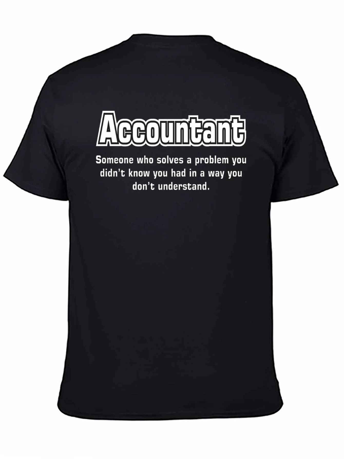 Accountant Definition Black T-Shirt