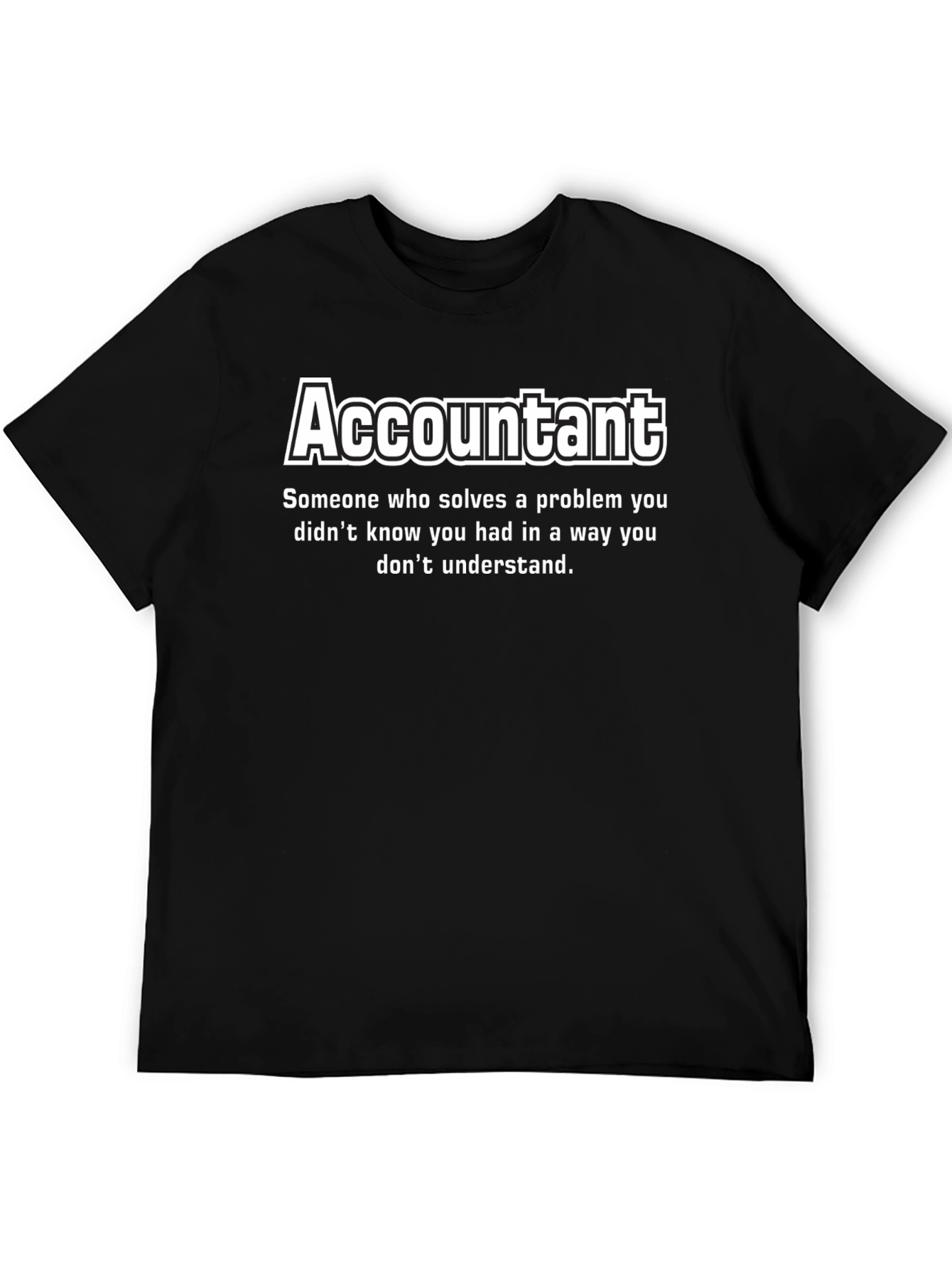 Accountant Definition Black T-Shirt