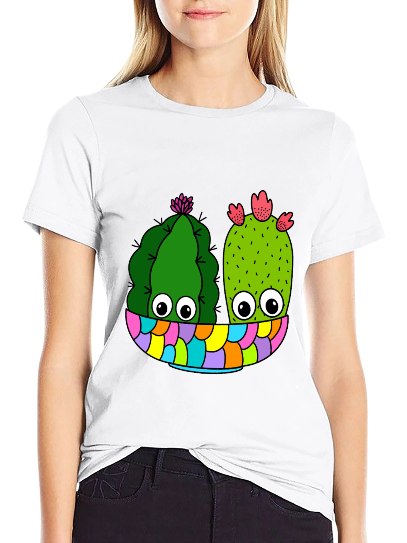 Cactus Crew Neck T-Shirt