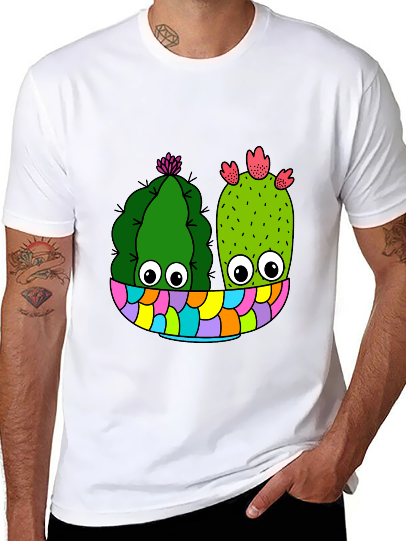 Cactus Crew Neck T-Shirt