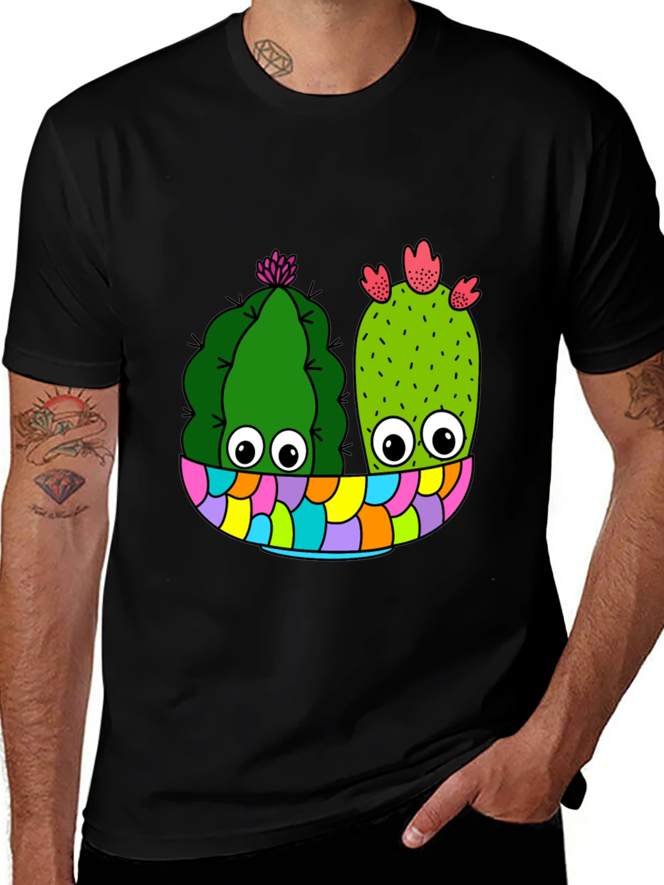 Cactus Crew Neck T-Shirt