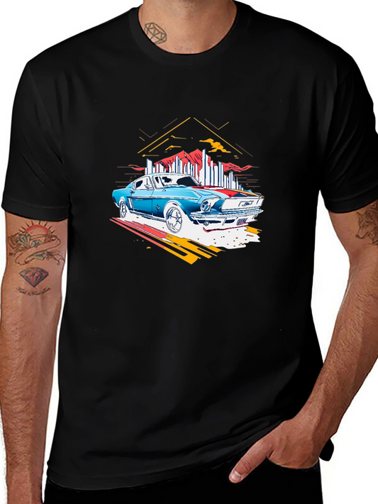 Classic Car Graphic Tee - Retro Style