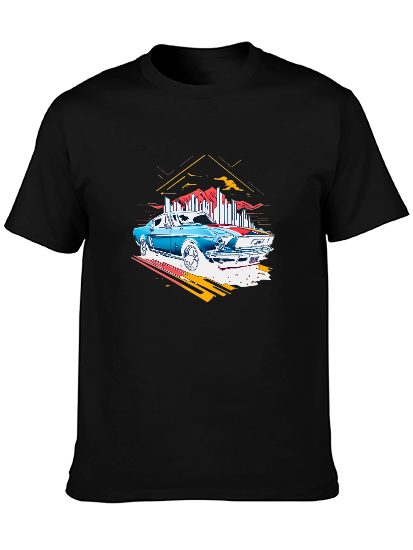 Classic Car Graphic Tee - Retro Style
