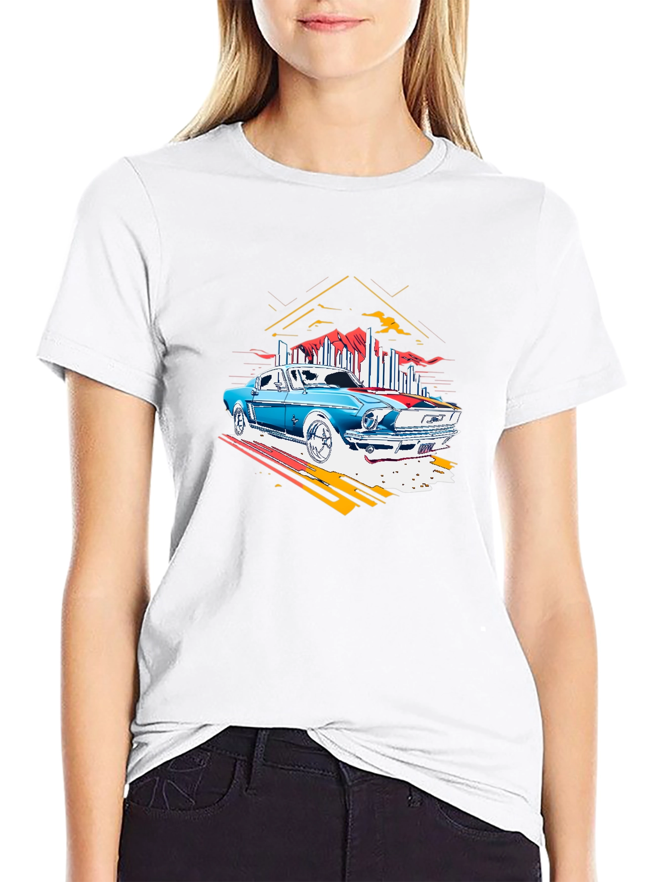 Classic Car Graphic Tee - Retro Style