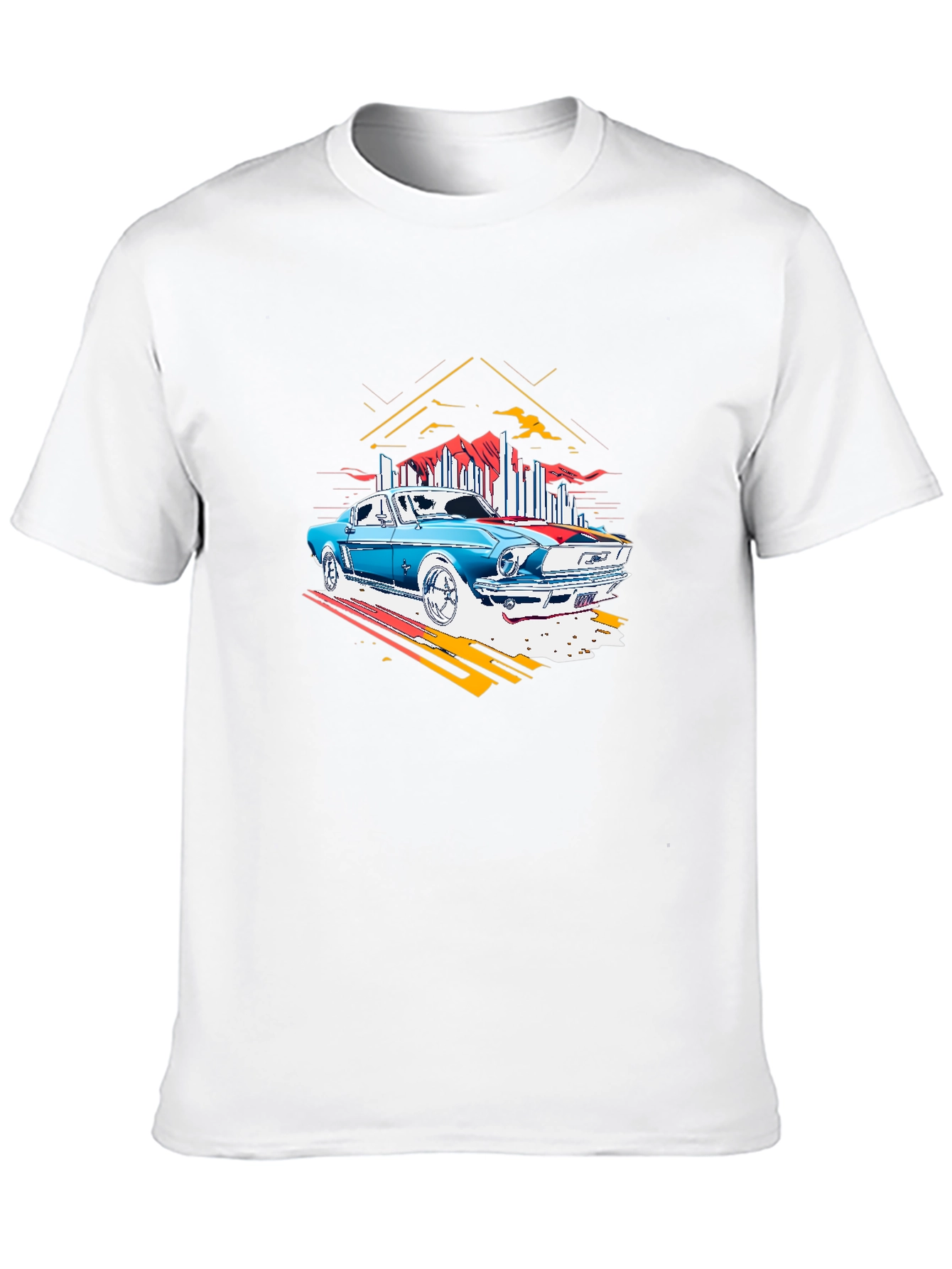 Classic Car Graphic Tee - Retro Style