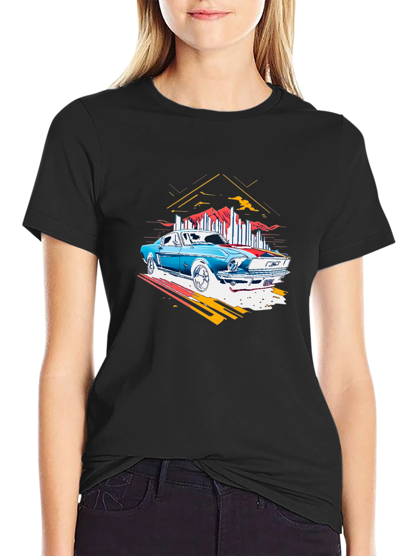 Classic Car Graphic Tee - Retro Style