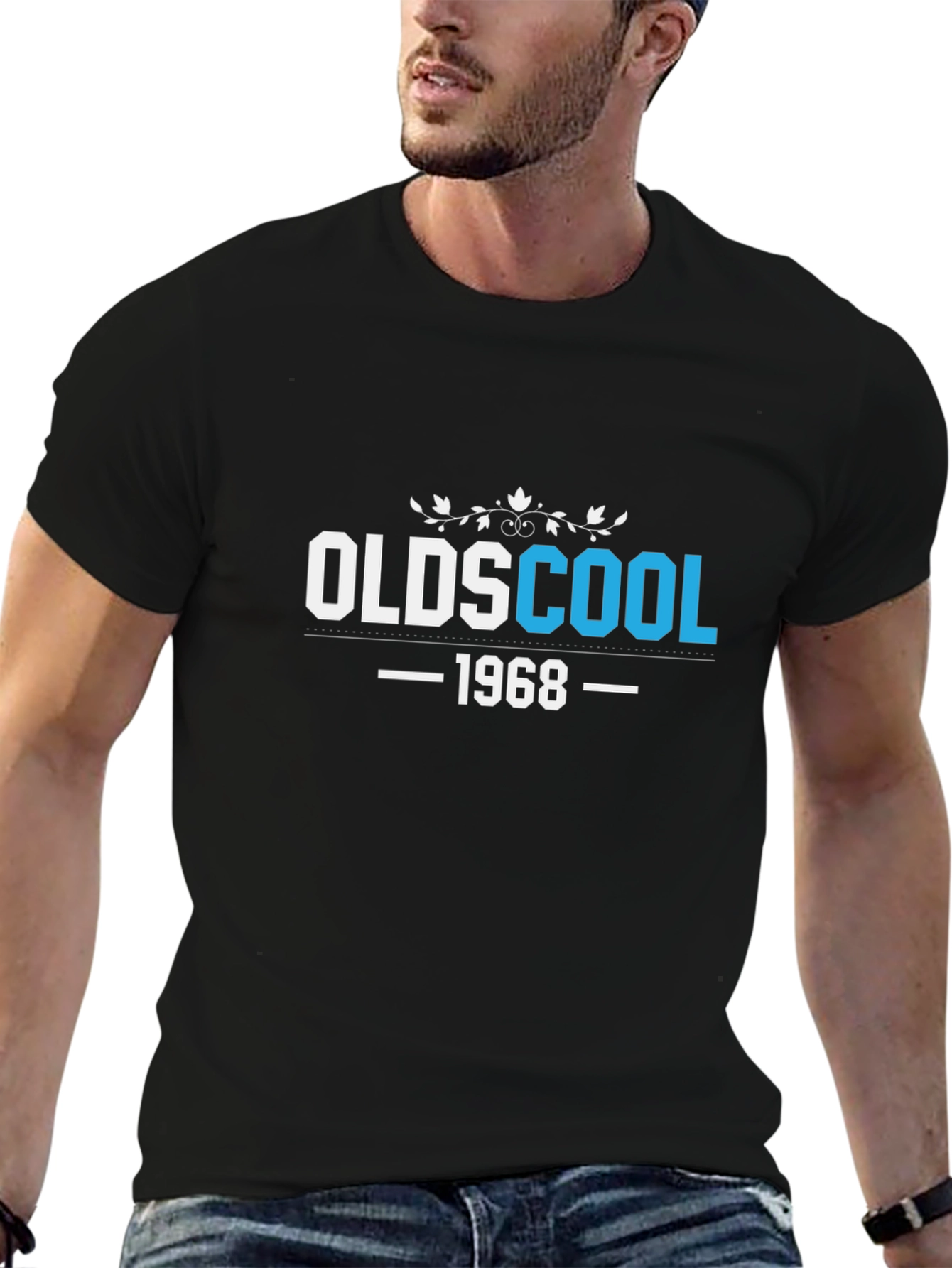 Old School 1968 Black T-Shirt