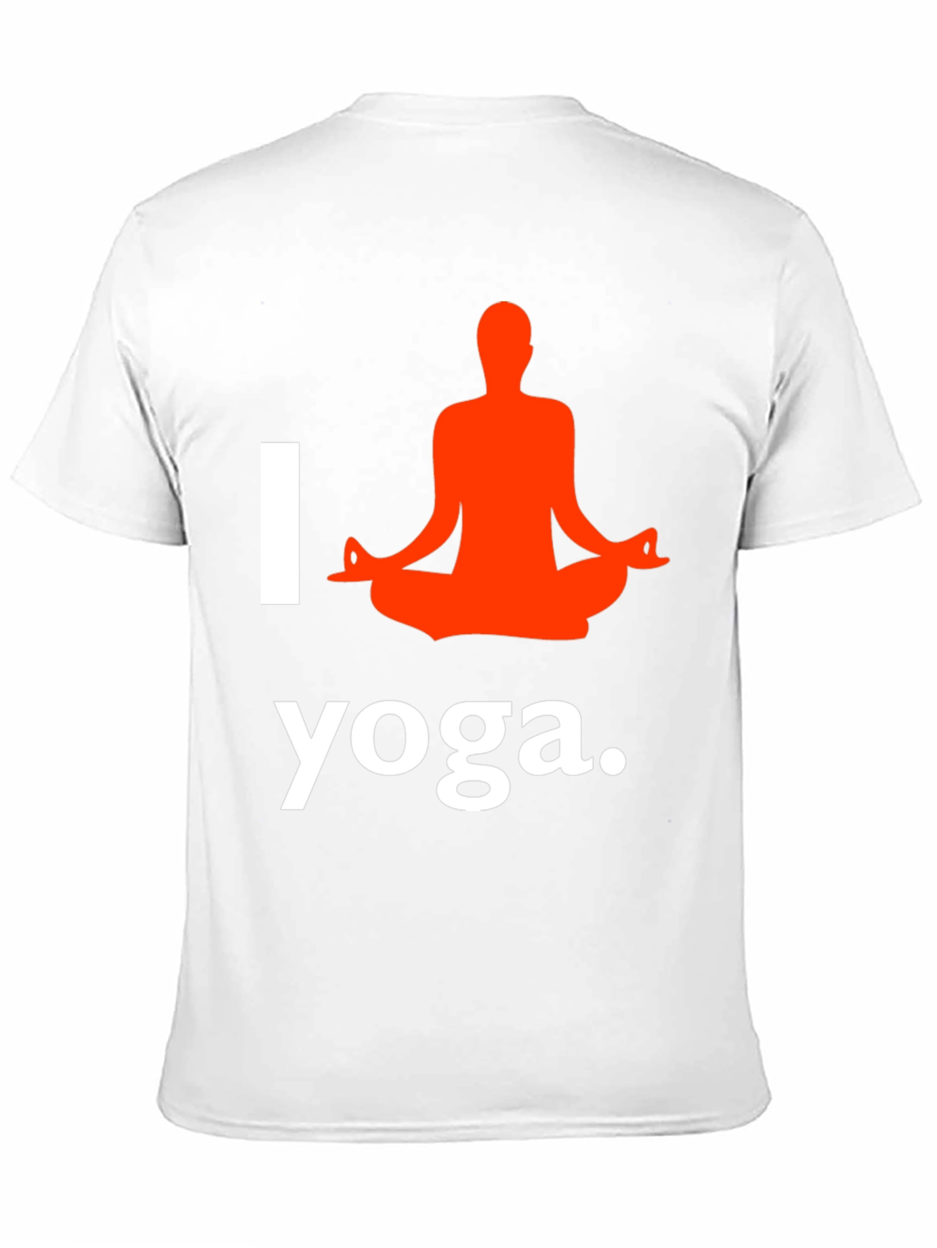 I Love Yoga T-Shirt Black Cotton Blend Graphic Tee