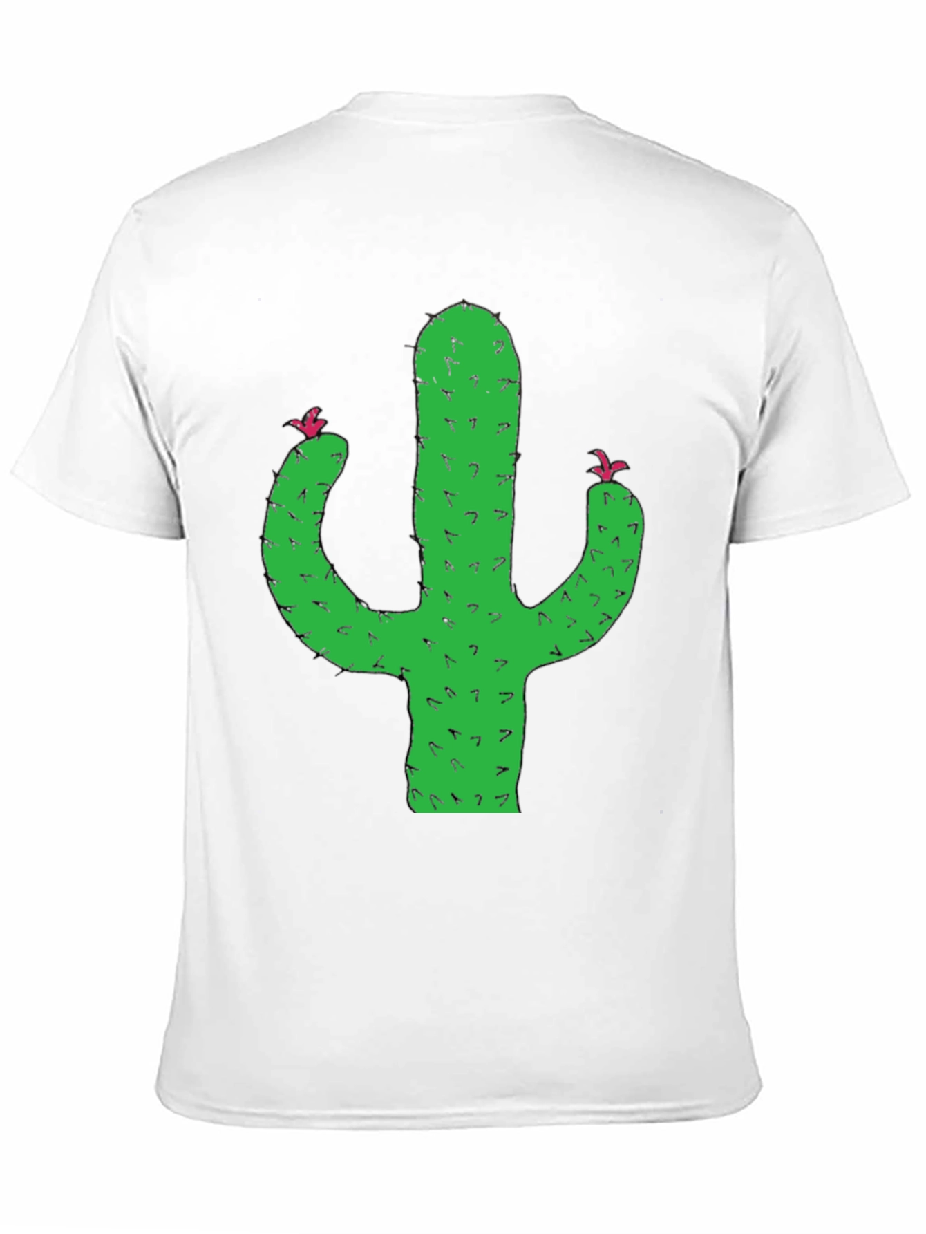 Cactus Graphic Tee - Black Short Sleeve T-Shirt
