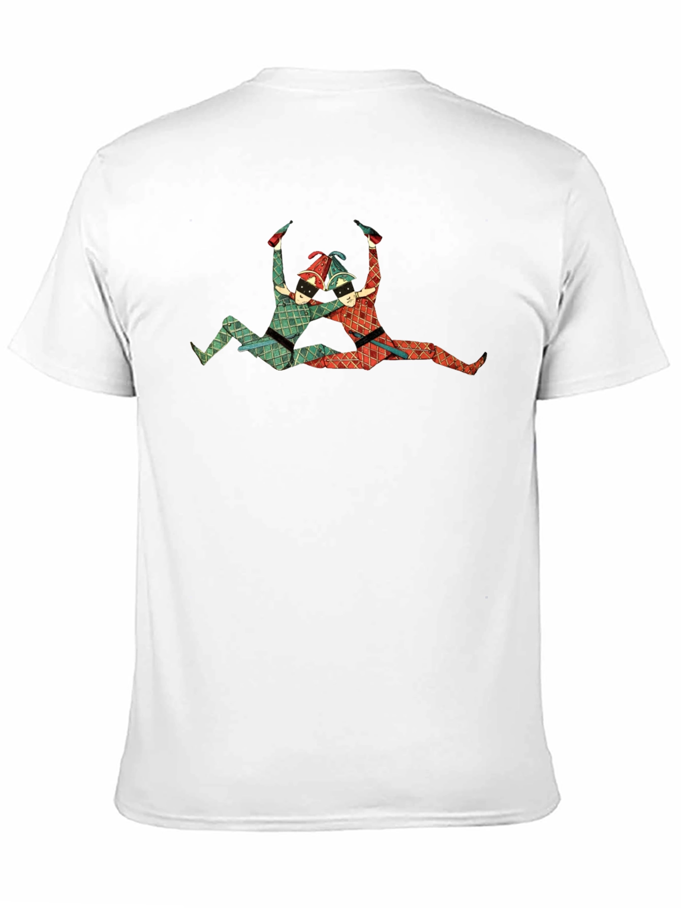 Jester Print Crew Neck T-Shirt