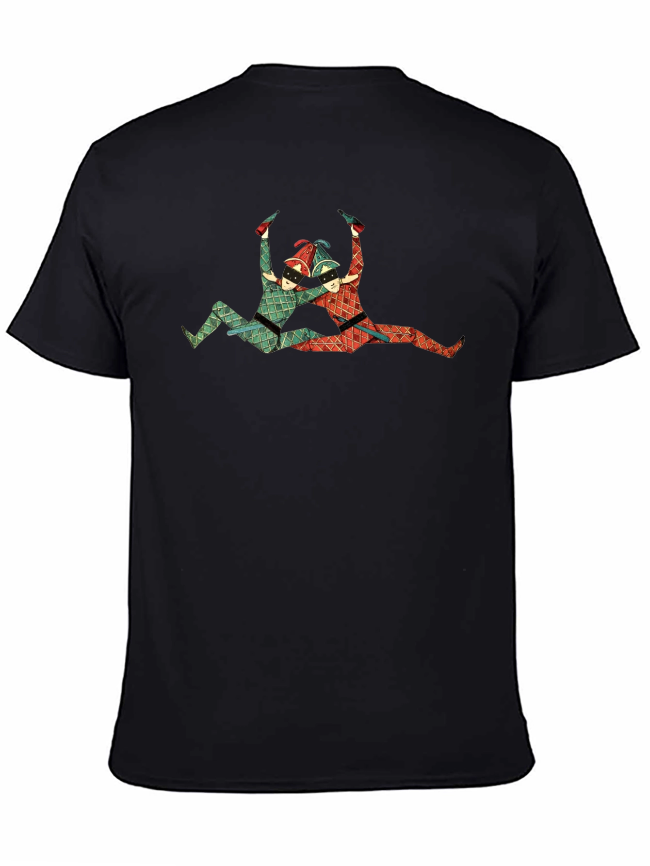 Jester Print Crew Neck T-Shirt