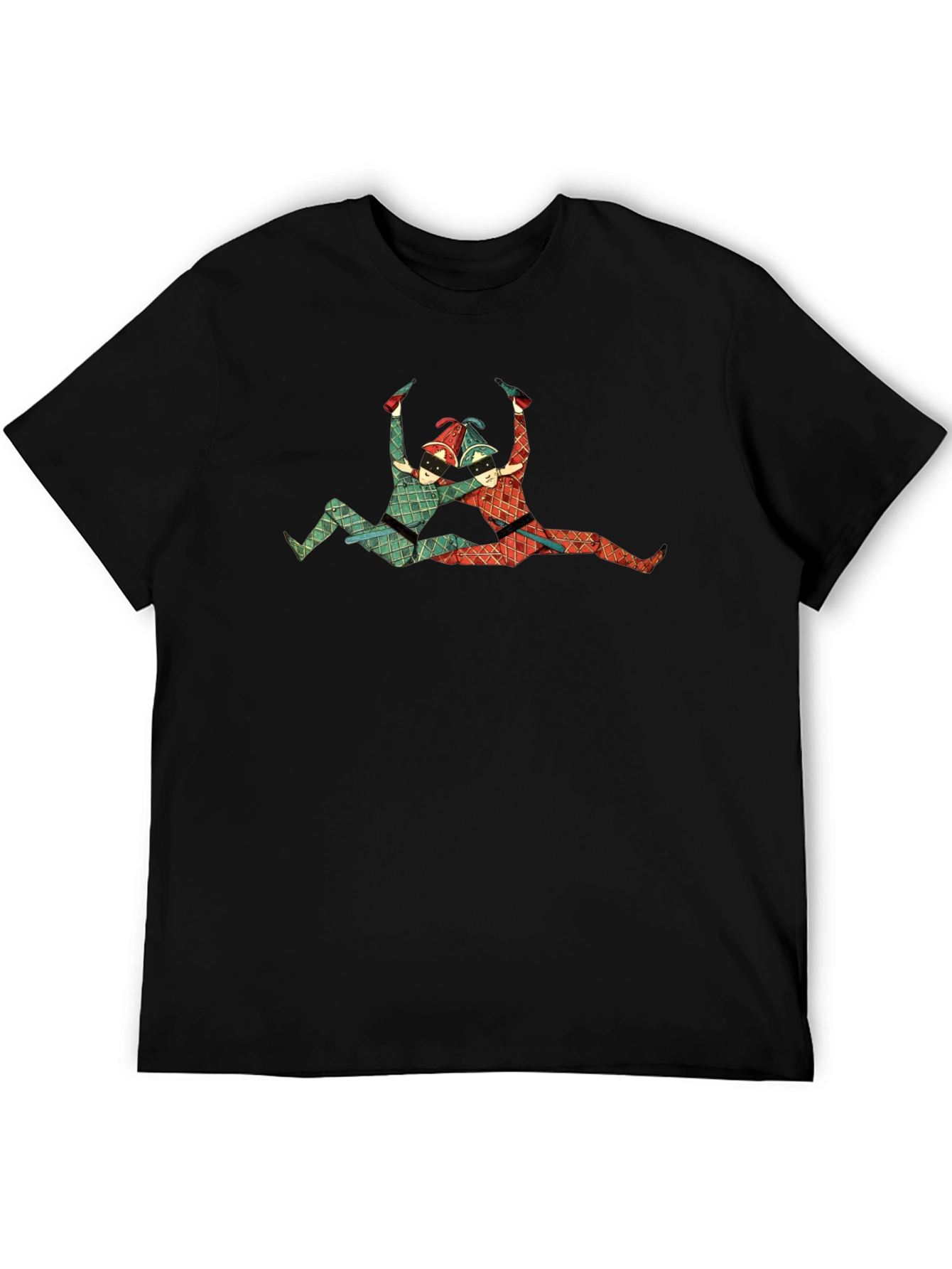 Jester Print Crew Neck T-Shirt