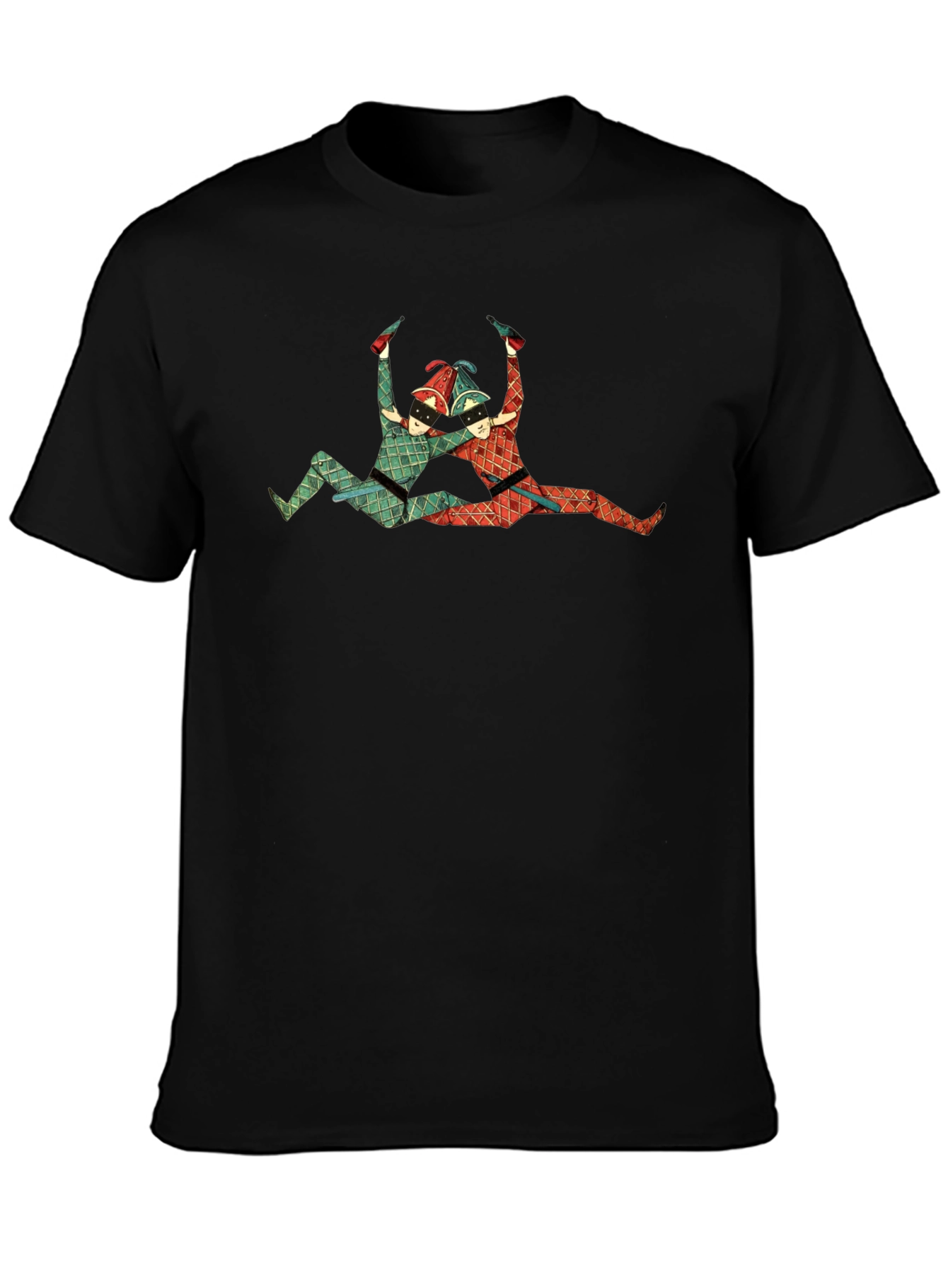 Jester Print Crew Neck T-Shirt