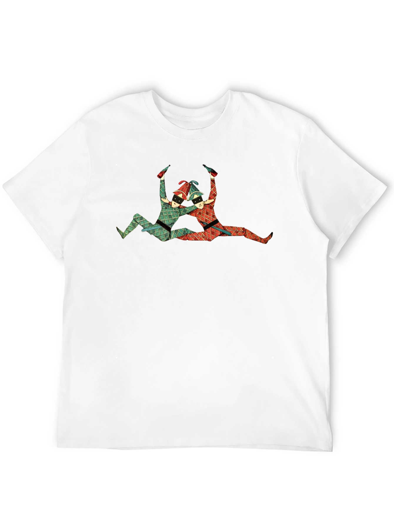 Jester Print Crew Neck T-Shirt