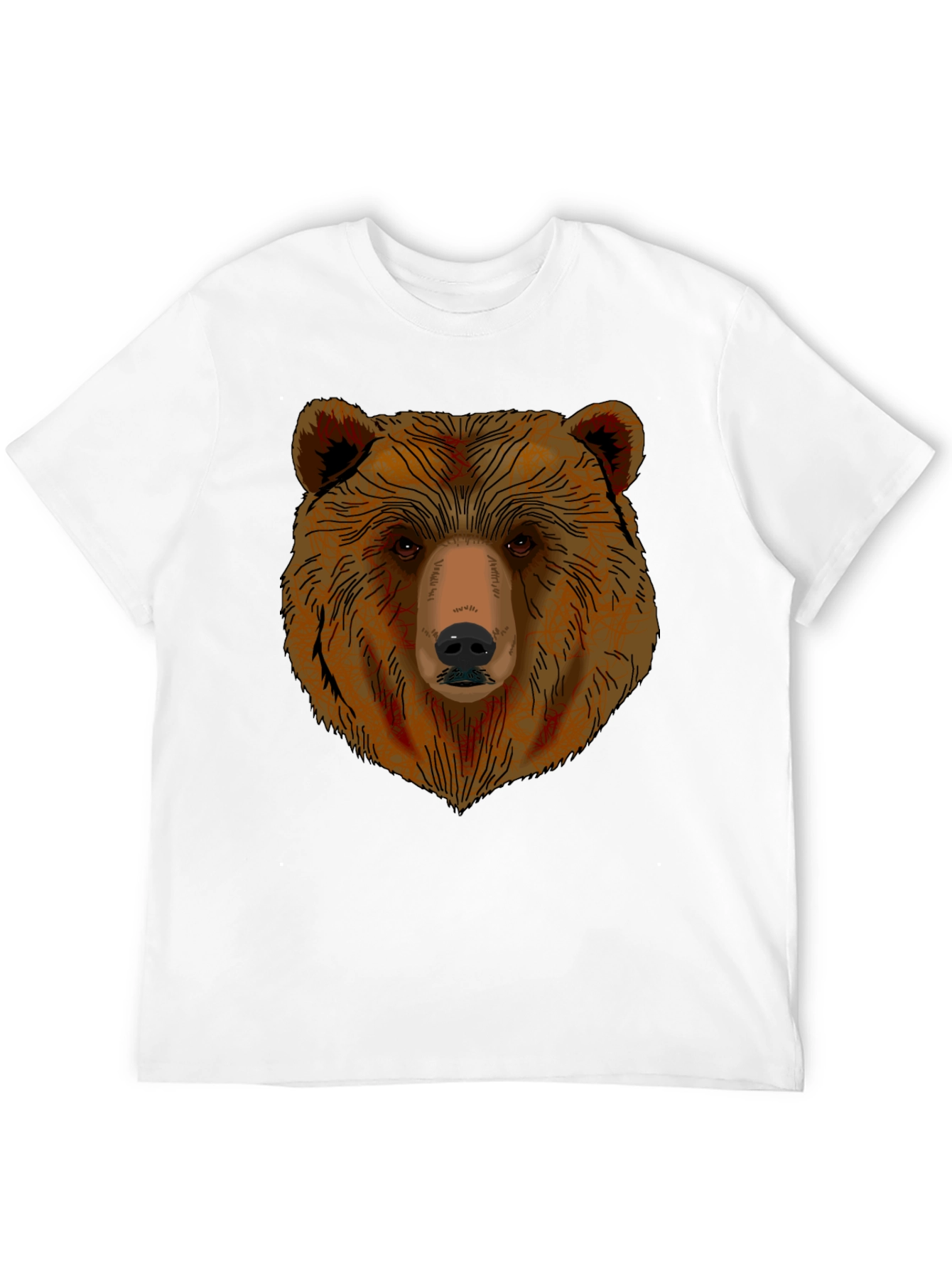 Bear Graphic T-Shirt - Mens Black Tee