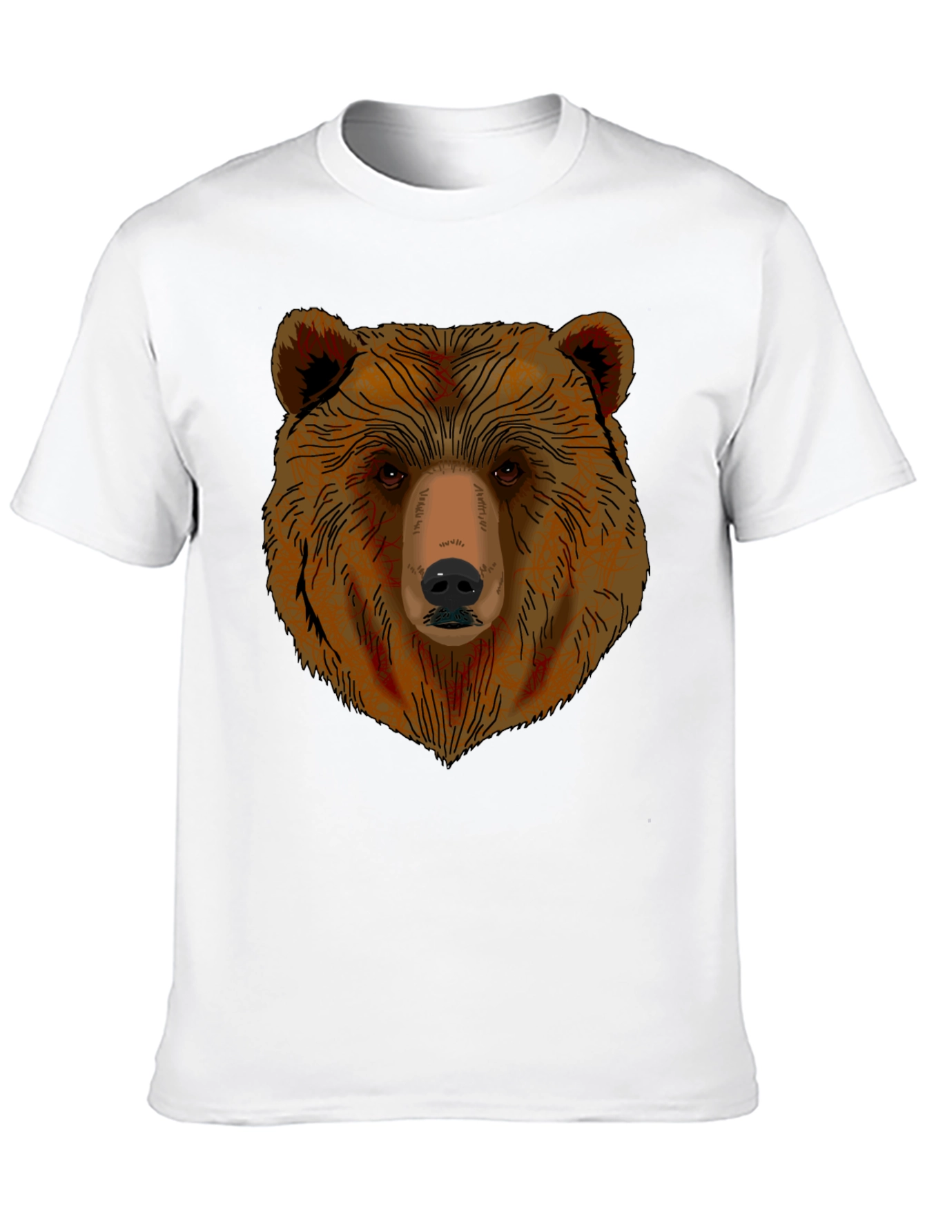Bear Graphic T-Shirt - Mens Black Tee