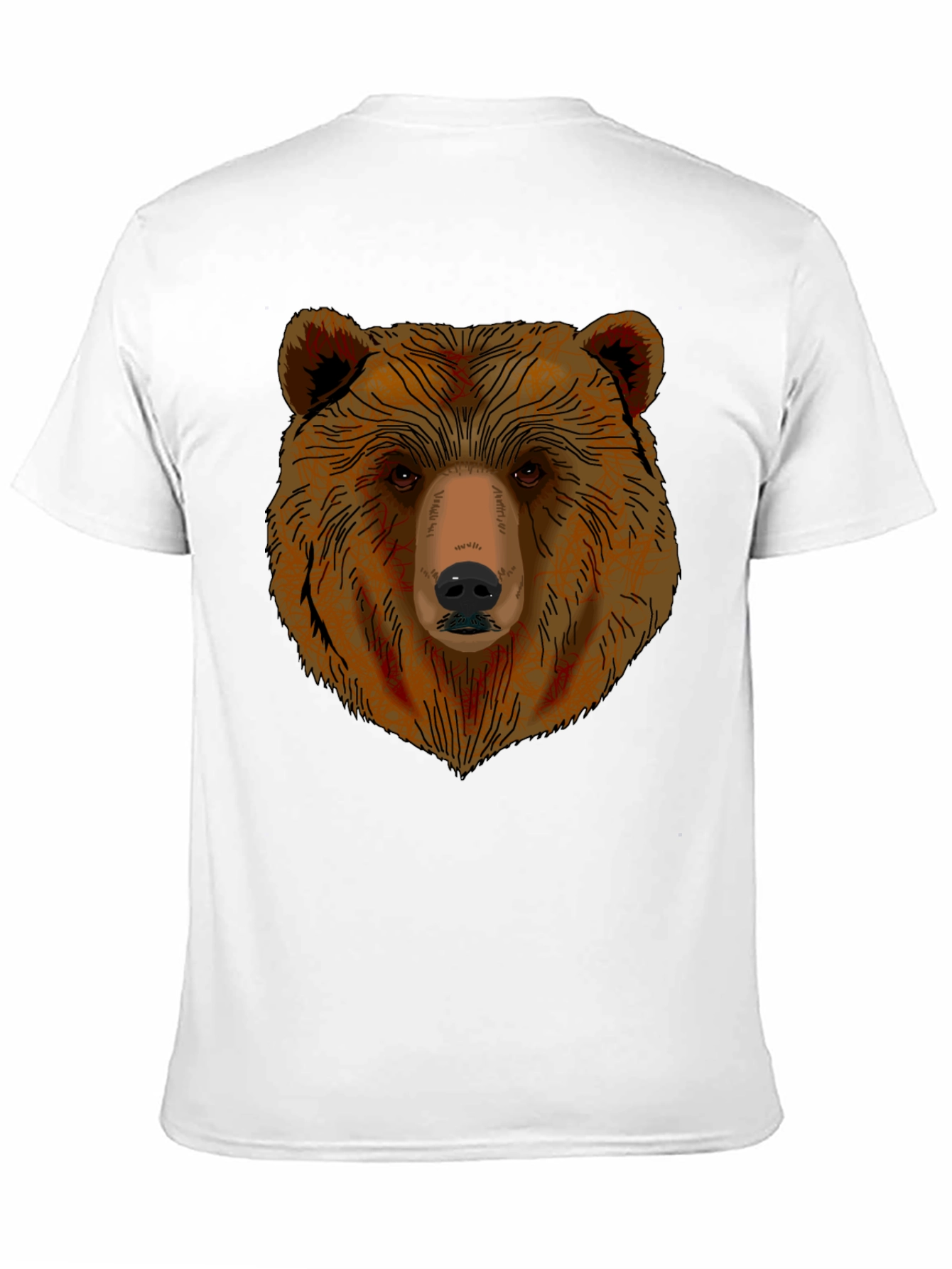 Bear Graphic T-Shirt - Mens Black Tee