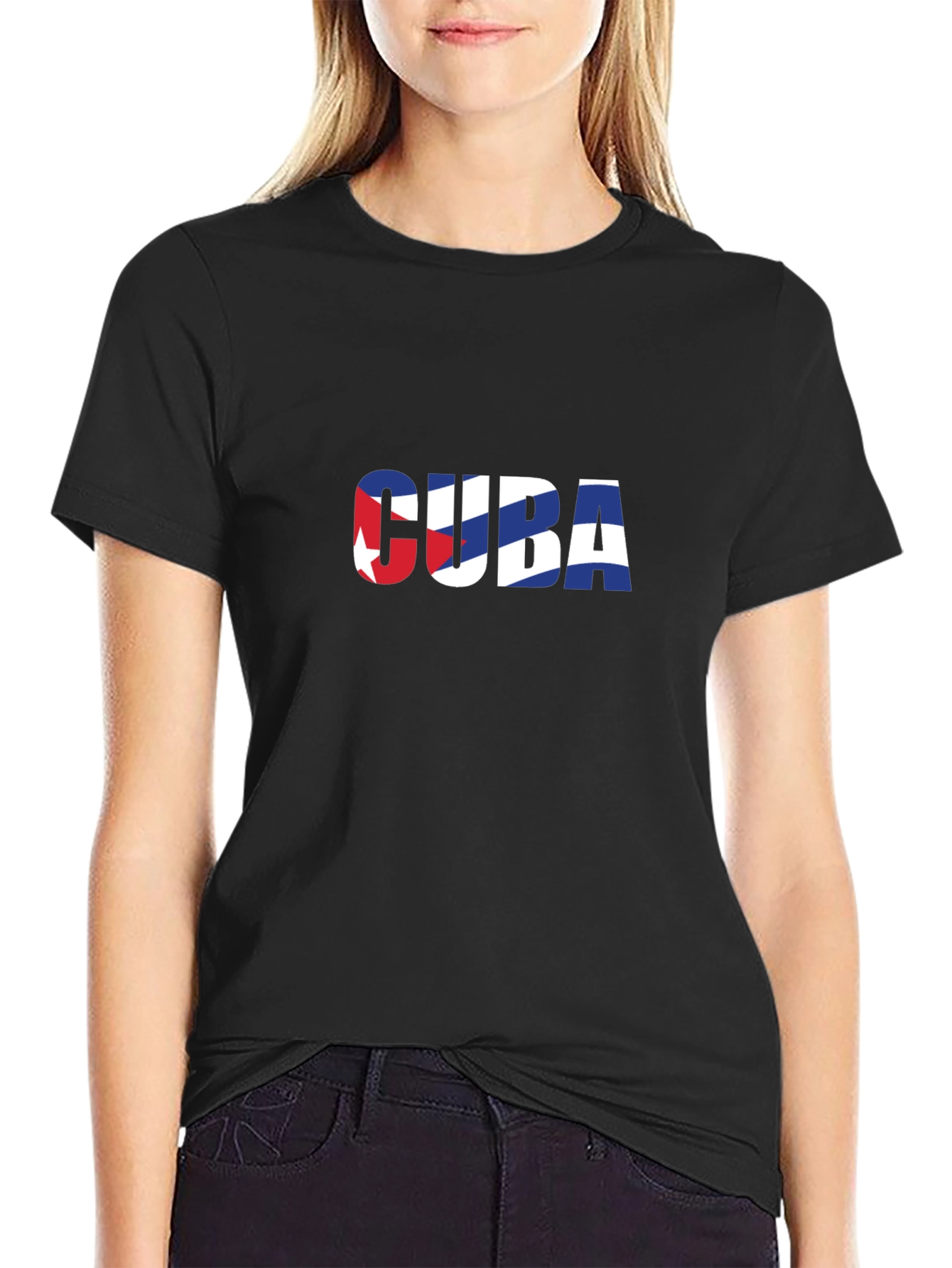 Cuba Flag Graphic T-Shirt - Short Sleeve