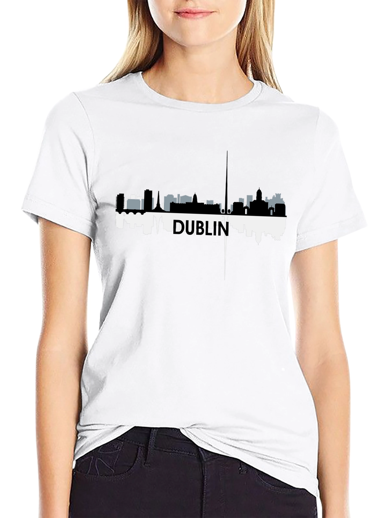Dublin Skyline T-Shirt - Cityscape Graphic Tee