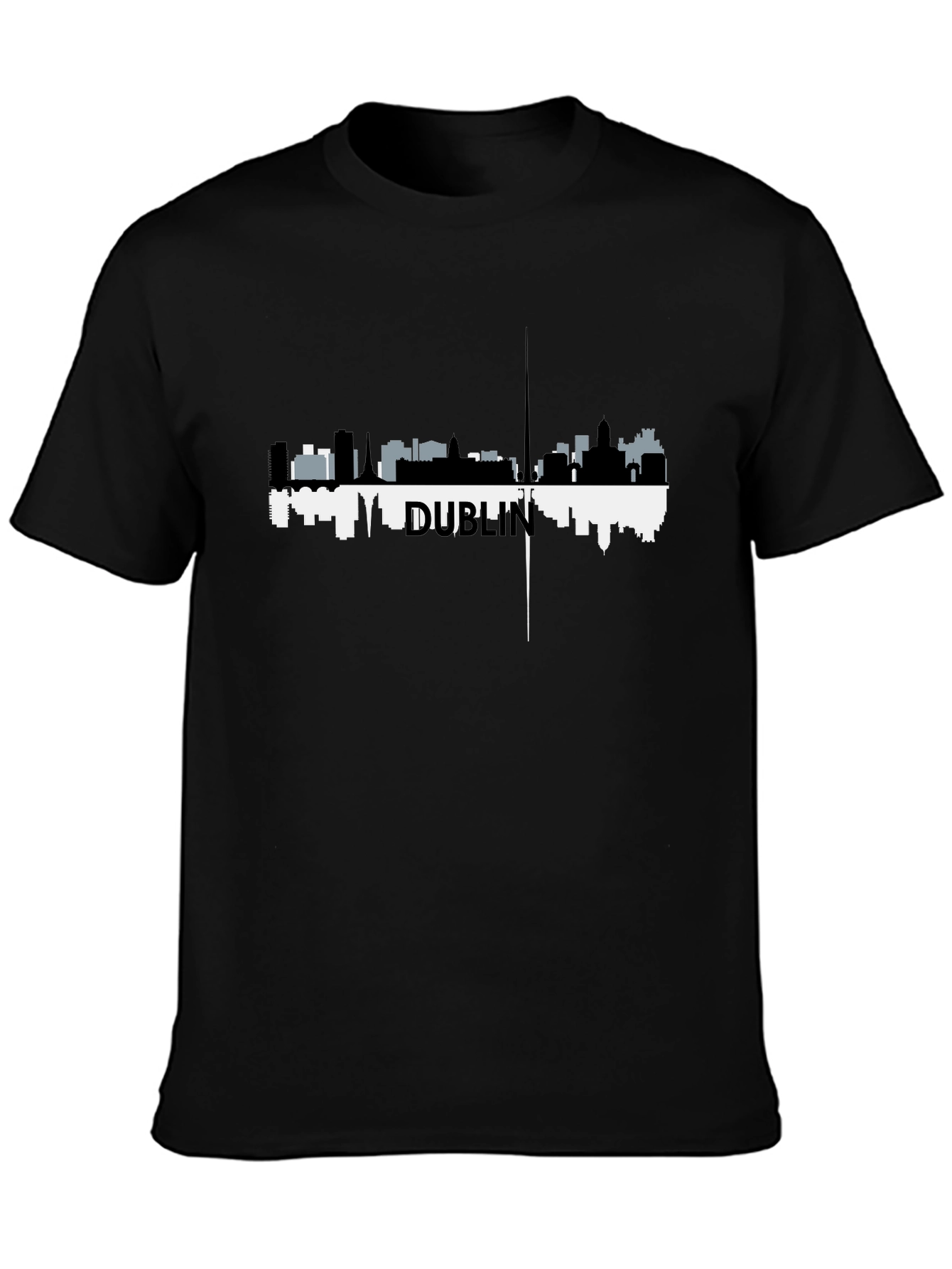Dublin Skyline T-Shirt - Cityscape Graphic Tee