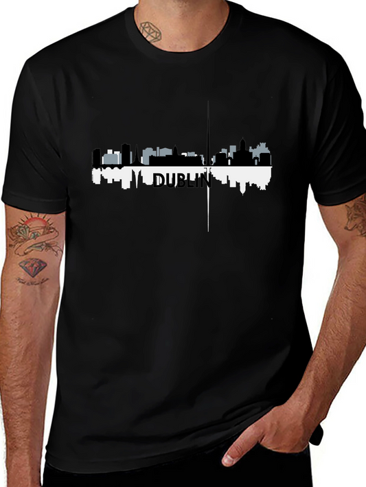 Dublin Skyline T-Shirt - Cityscape Graphic Tee