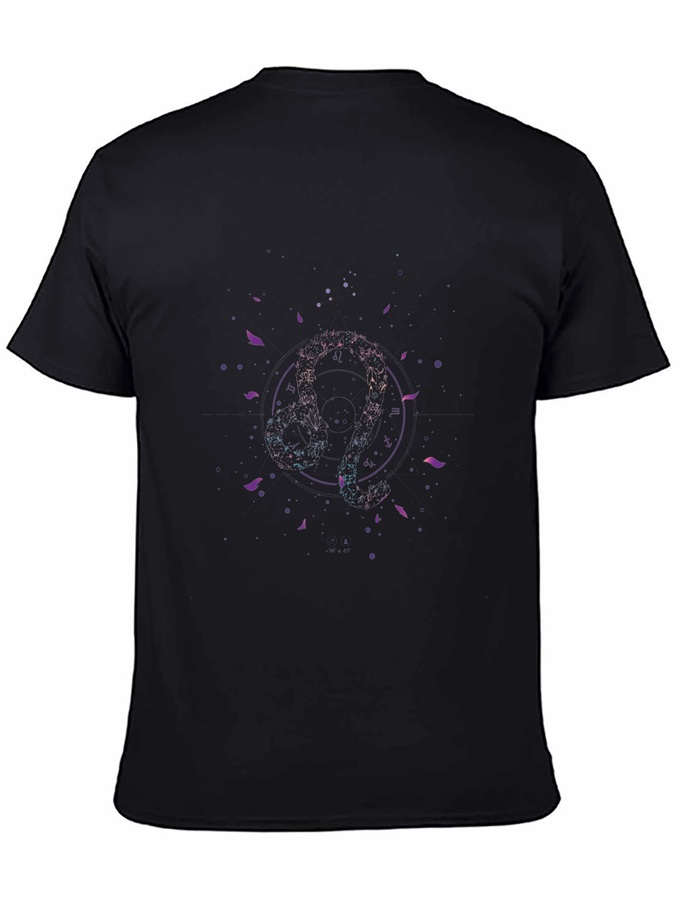 Stylish Black Graphic Print T-Shirt