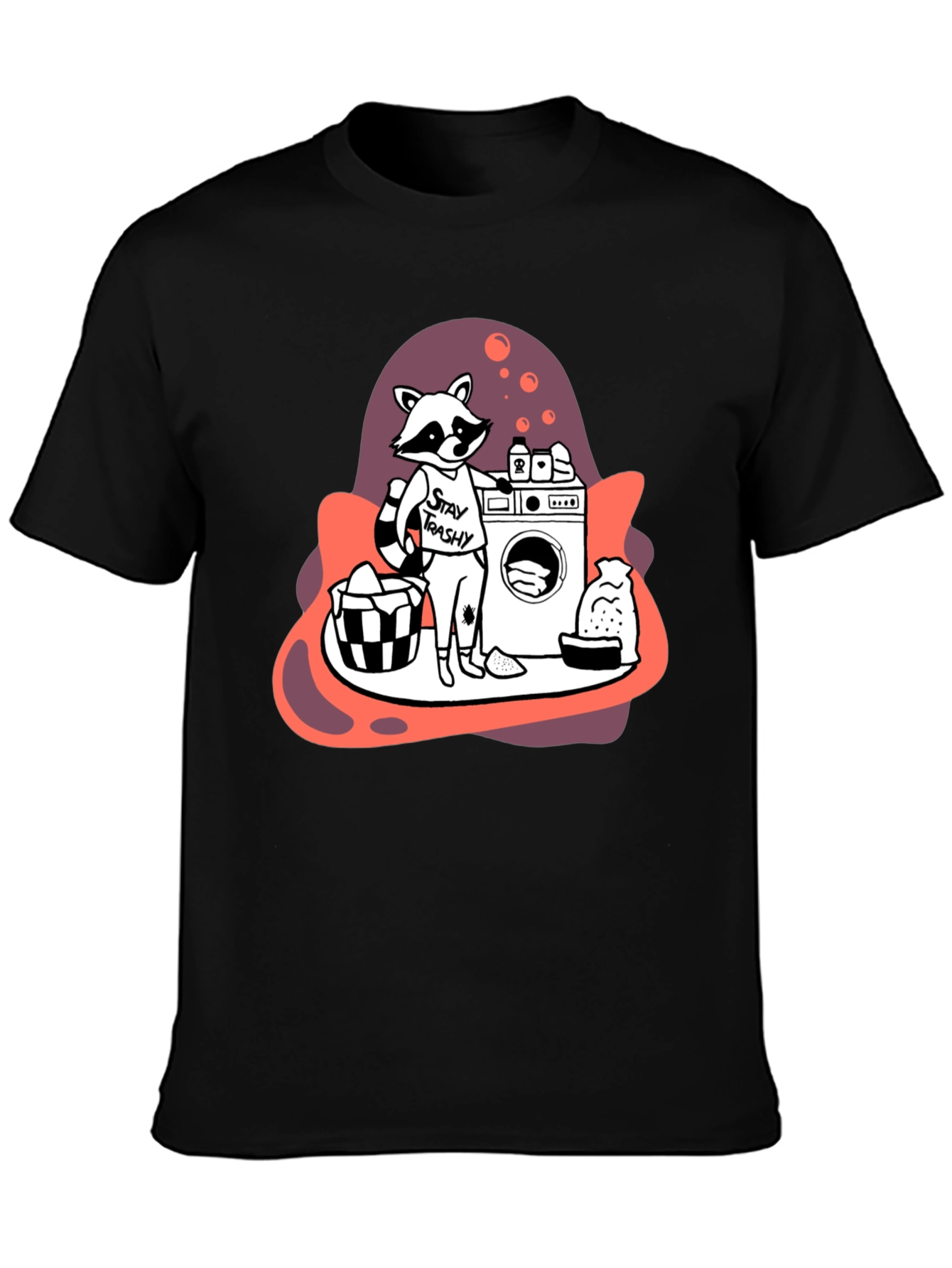 Stay Trashy Raccoon Laundry T-Shirt