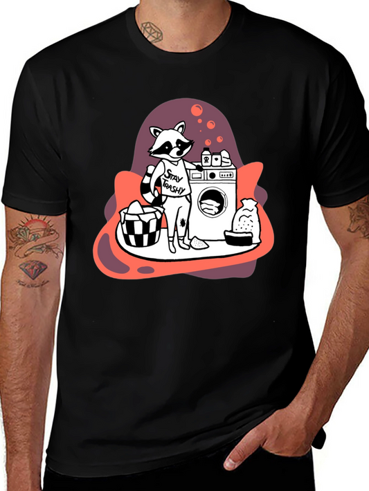 Stay Trashy Raccoon Laundry T-Shirt