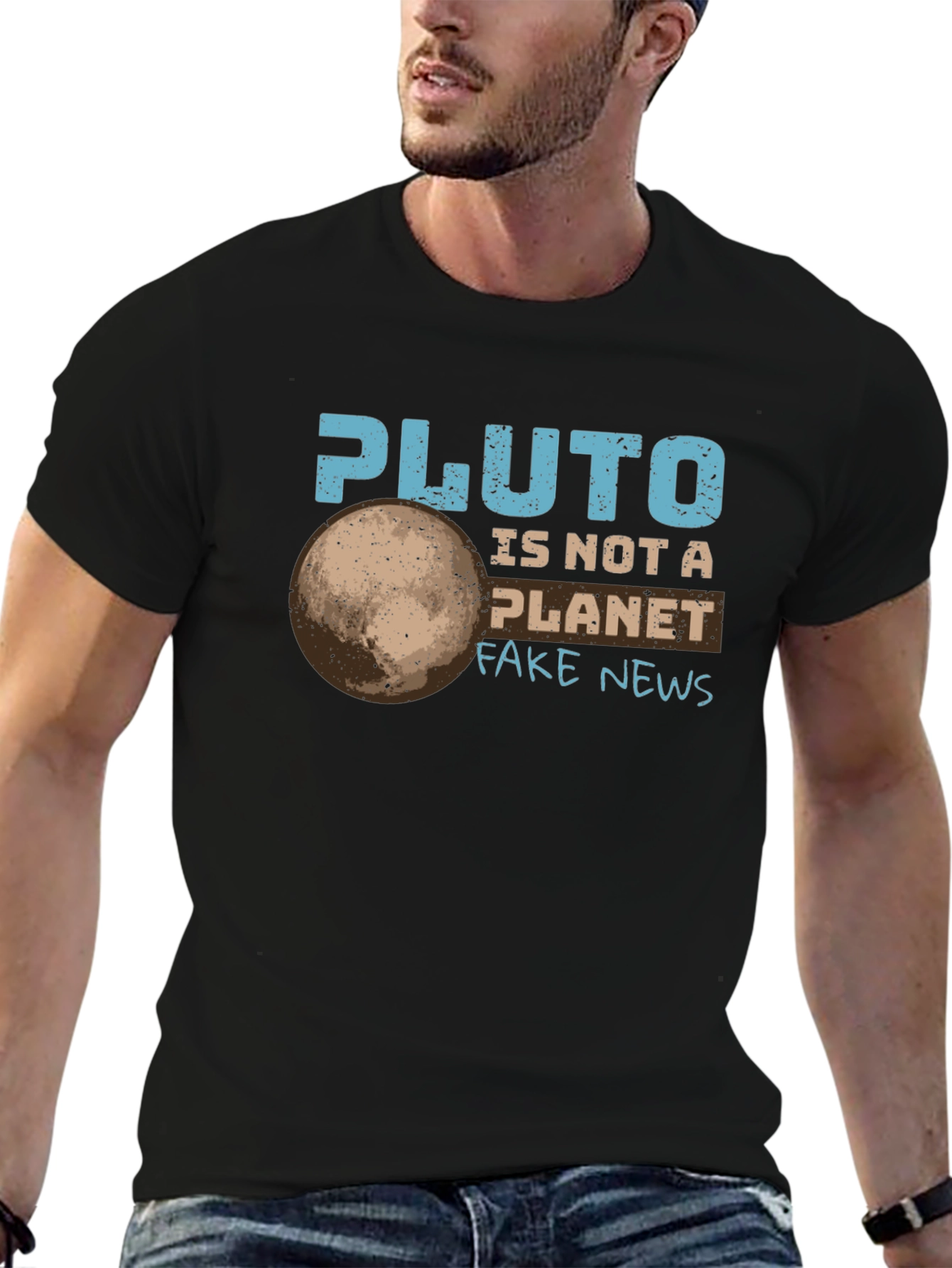 Pluto is Not a Planet T-Shirt Funny Space Tee
