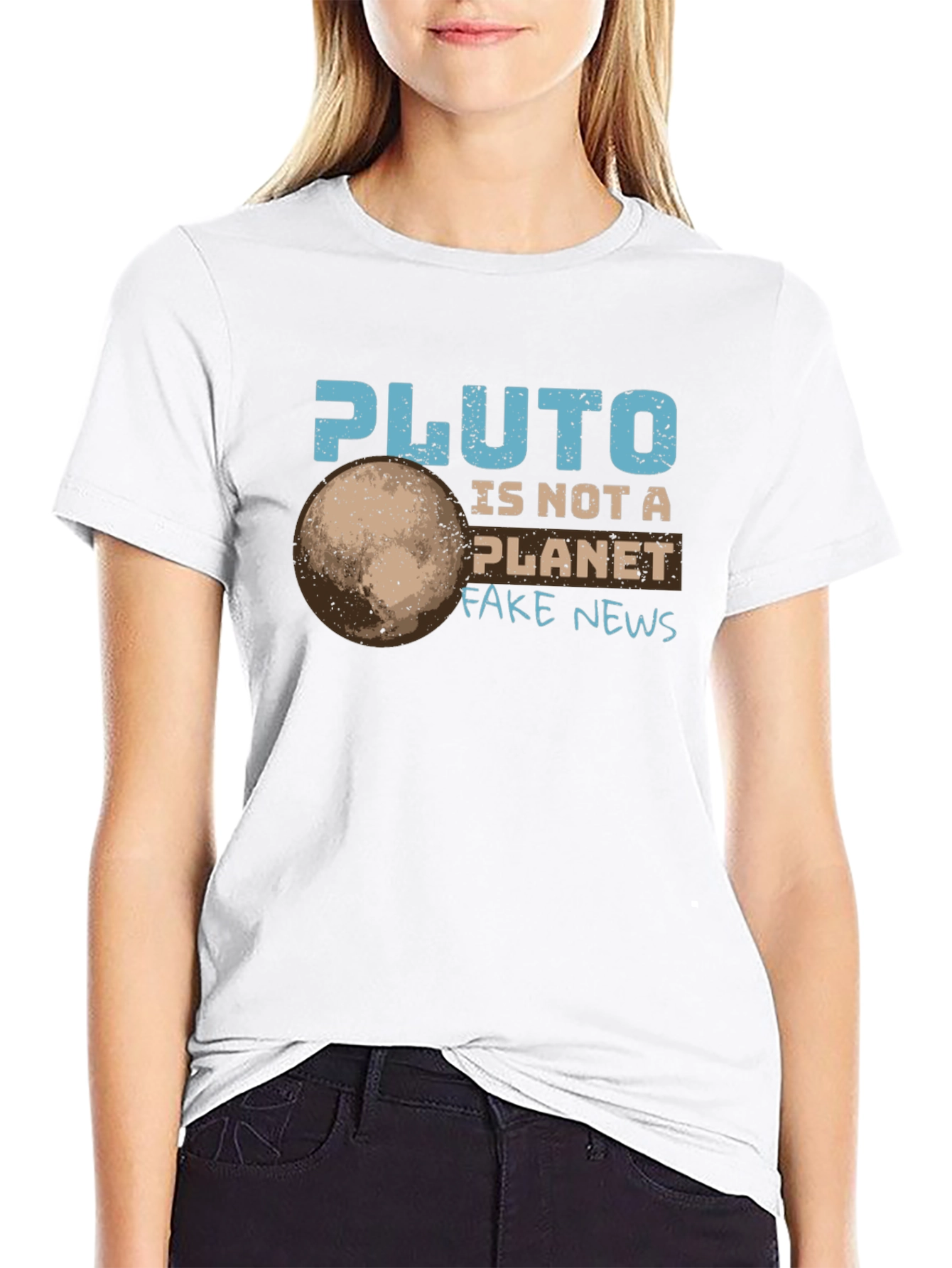 Pluto is Not a Planet T-Shirt Funny Space Tee