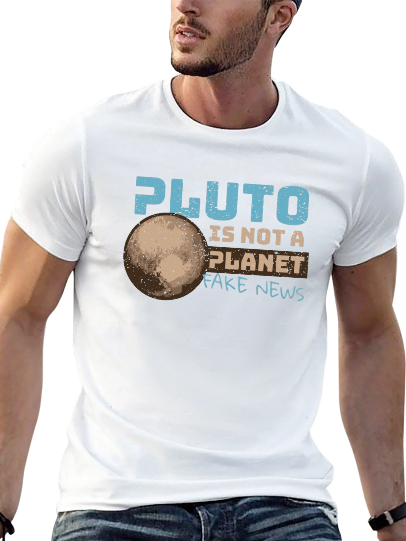 Pluto is Not a Planet T-Shirt Funny Space Tee