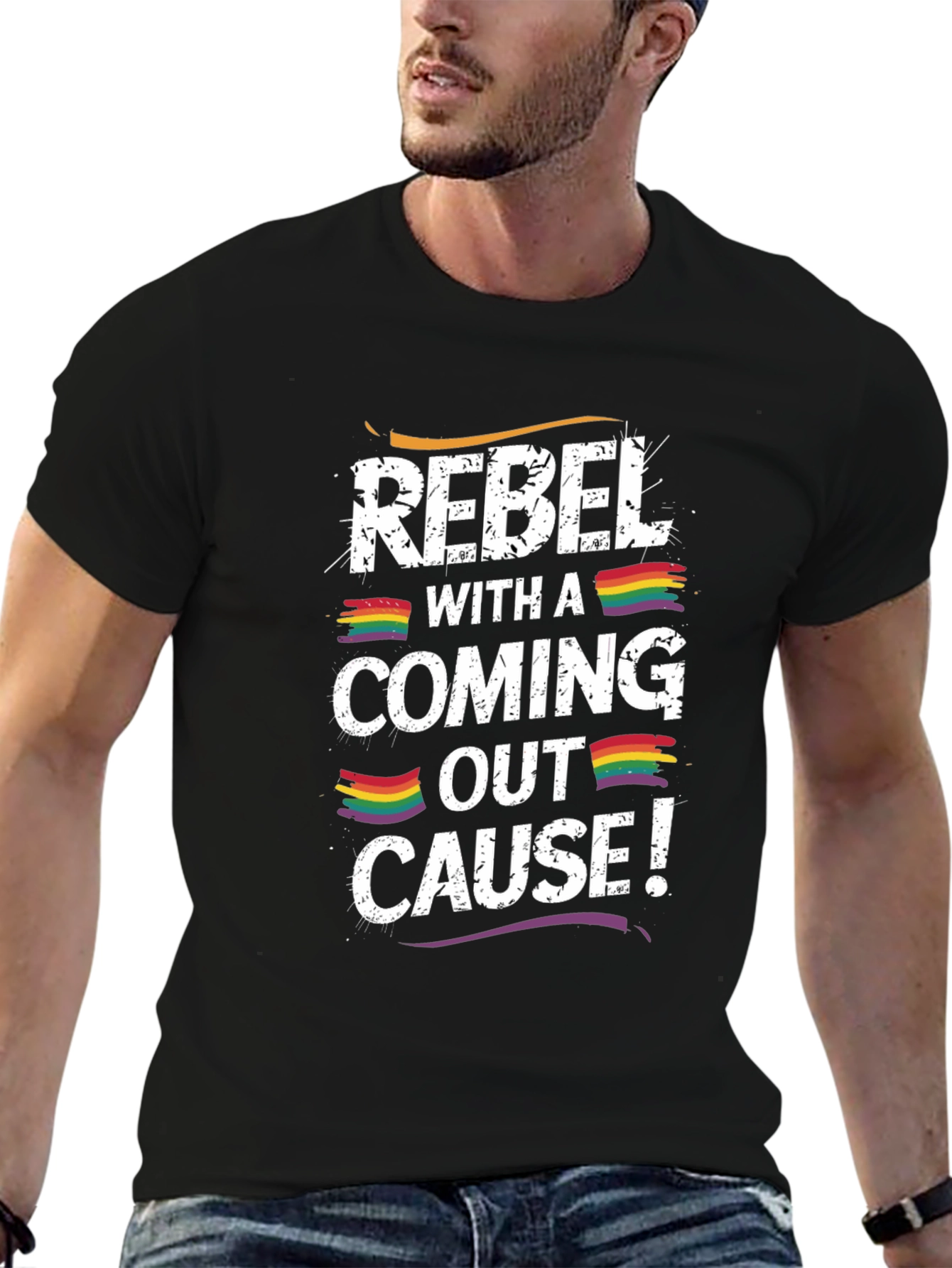 Rebel With A Coming Out Cause T-Shirt