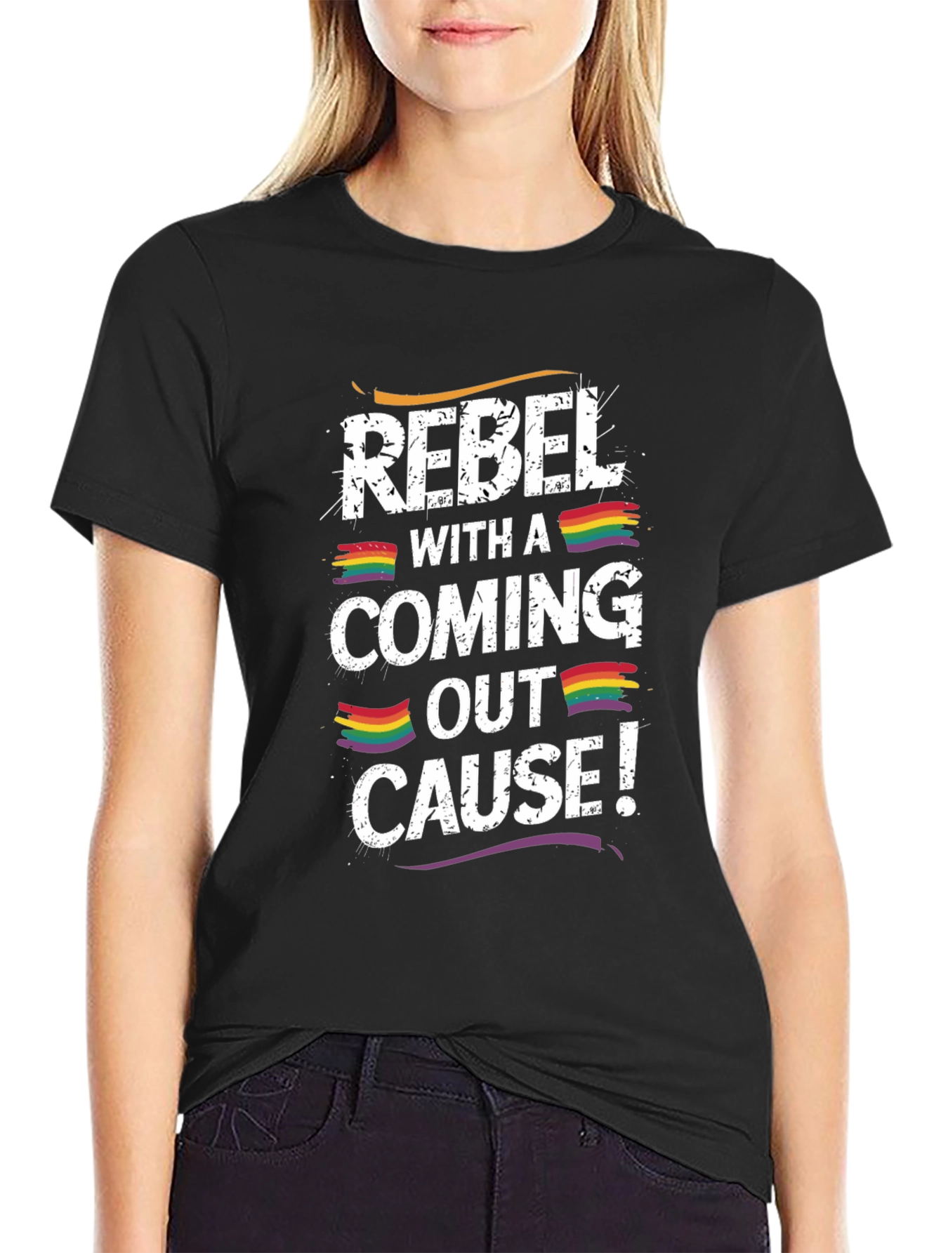 Rebel With A Coming Out Cause T-Shirt