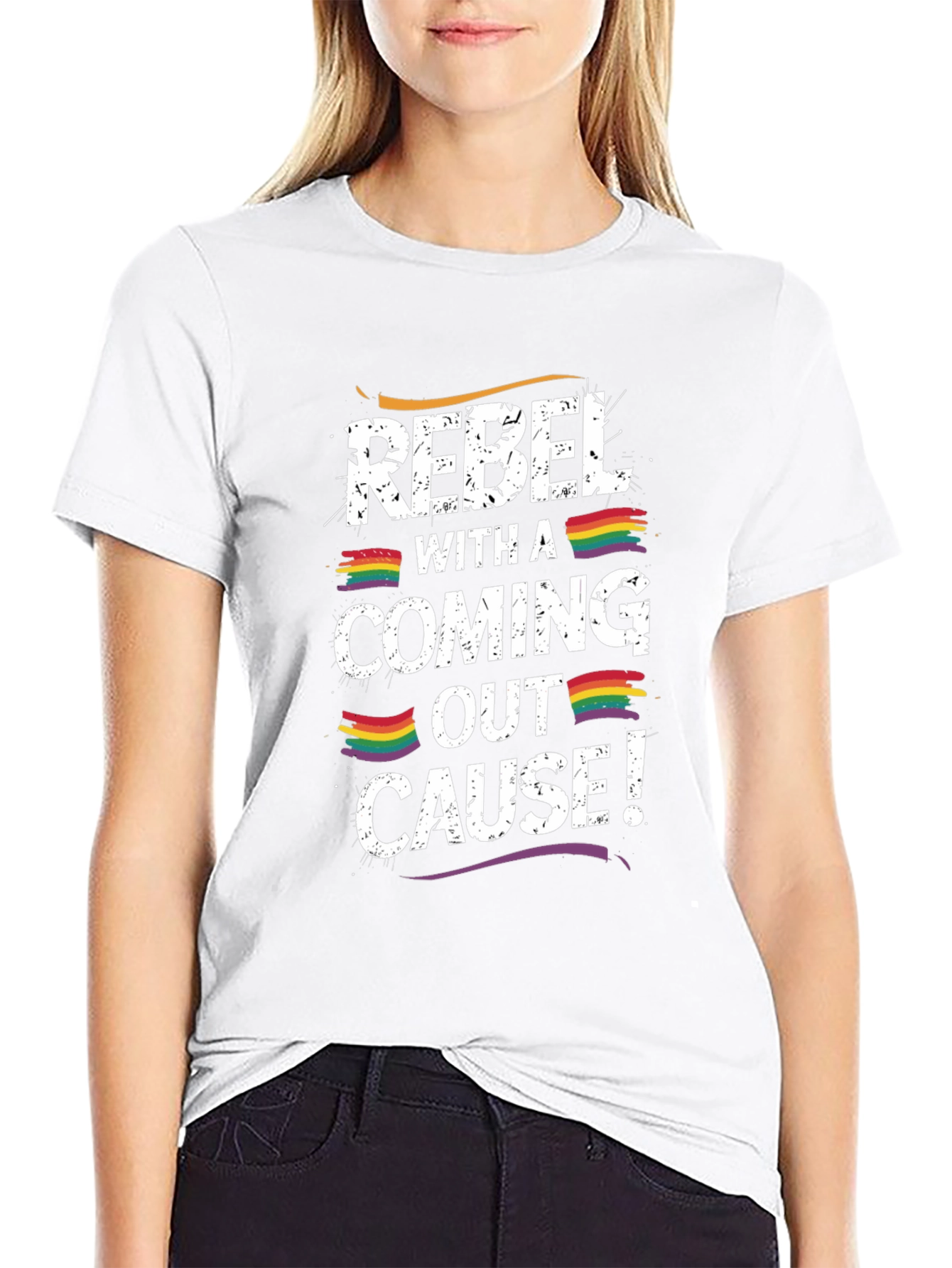 Rebel With A Coming Out Cause T-Shirt