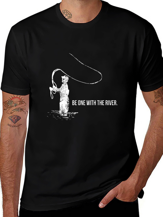 River Angler Black T-Shirt